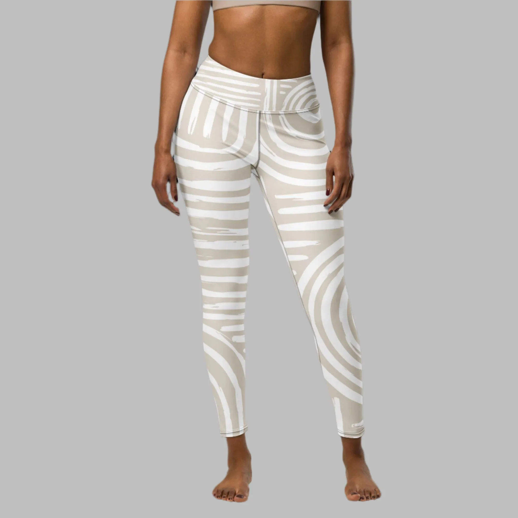 Minimalist All-Over Print Yoga Leggings