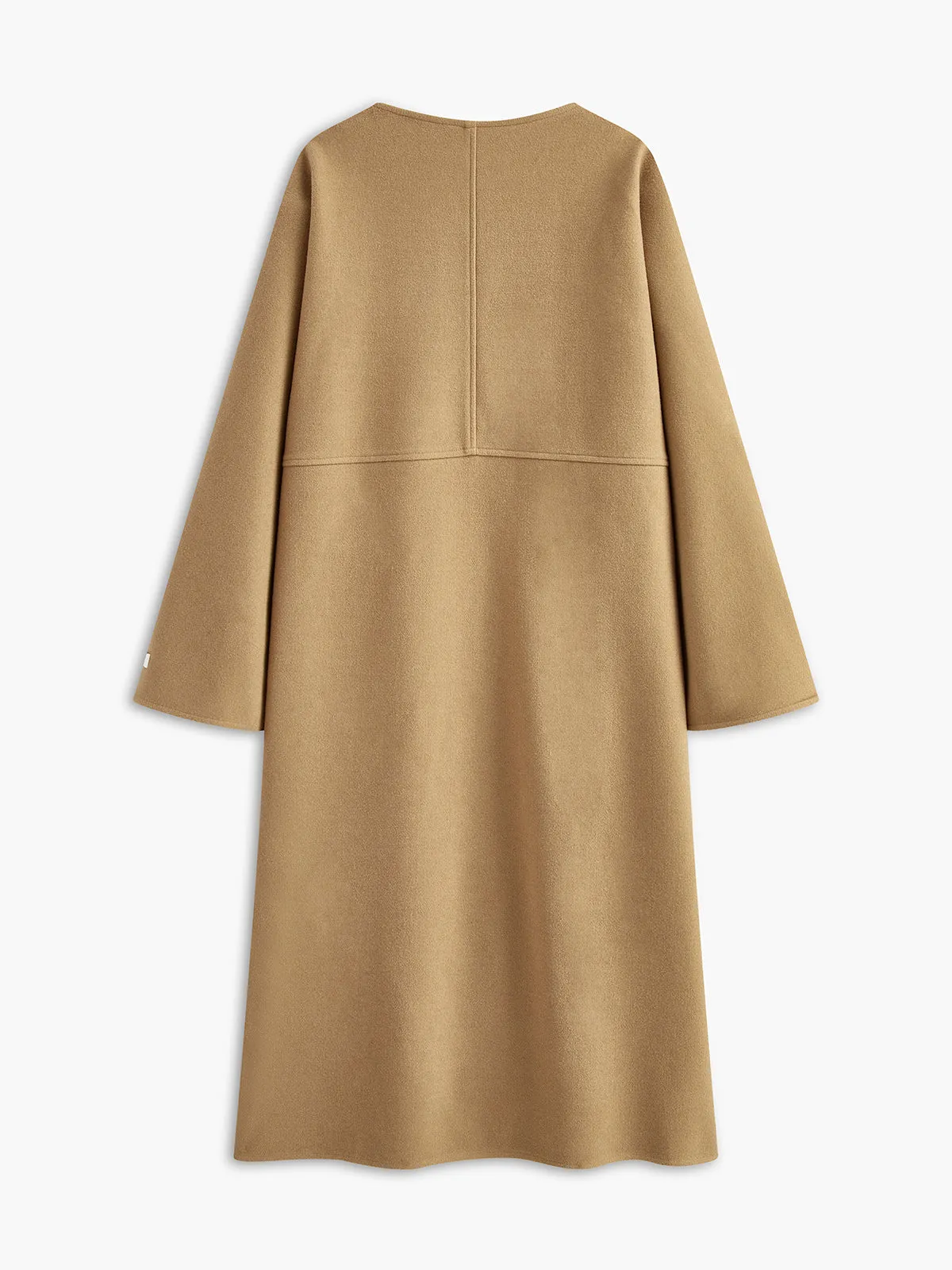 Minimalist Oversized Wool Long Coat