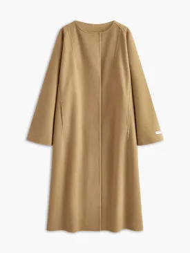 Minimalist Oversized Wool Long Coat