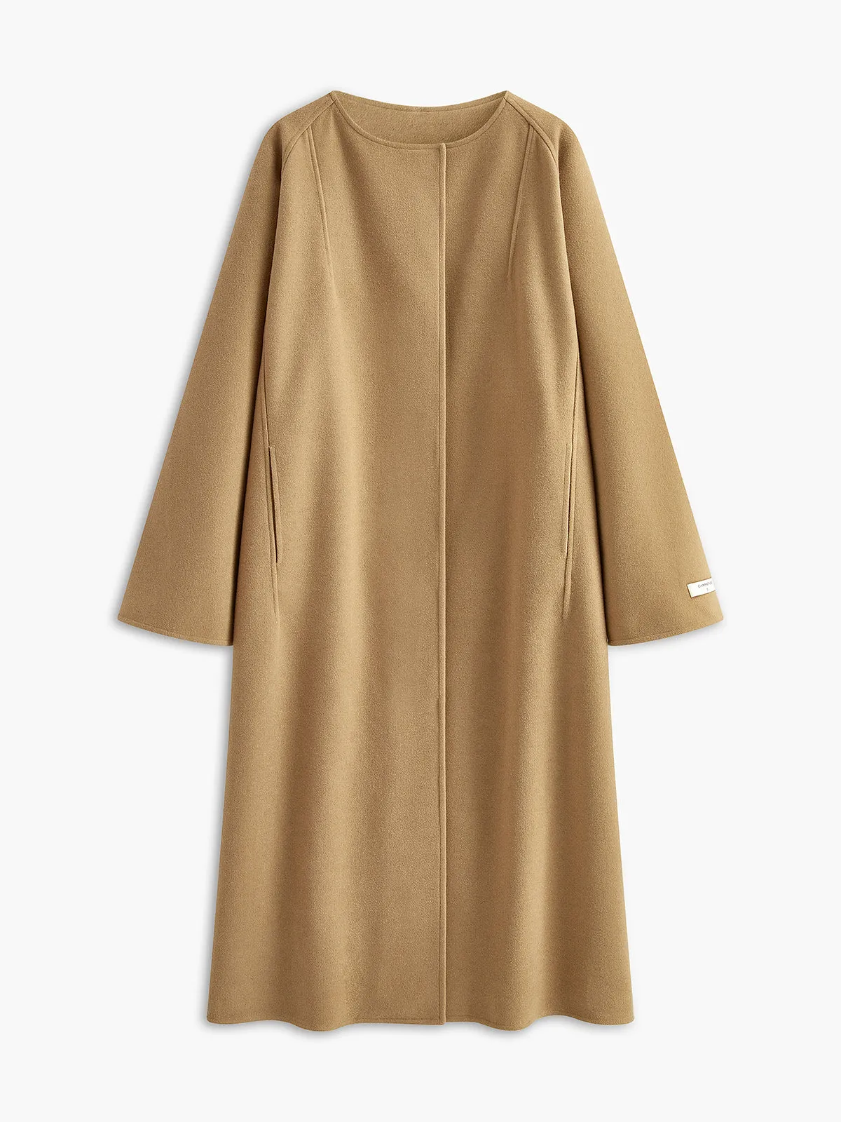 Minimalist Oversized Wool Long Coat