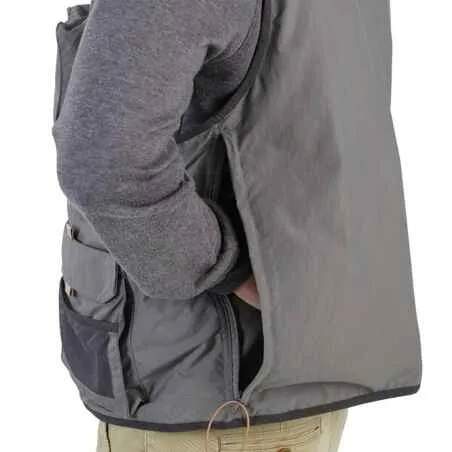 Multi pocket outdoor gilet 500 grey