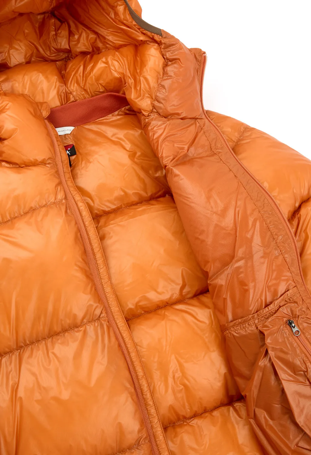 Nanga Men's Mountain Lodge Down Hoodie Jacket - Orange