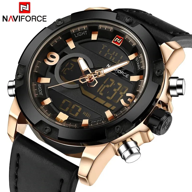 Naviforce Luxury Analog Digital Watch KD02