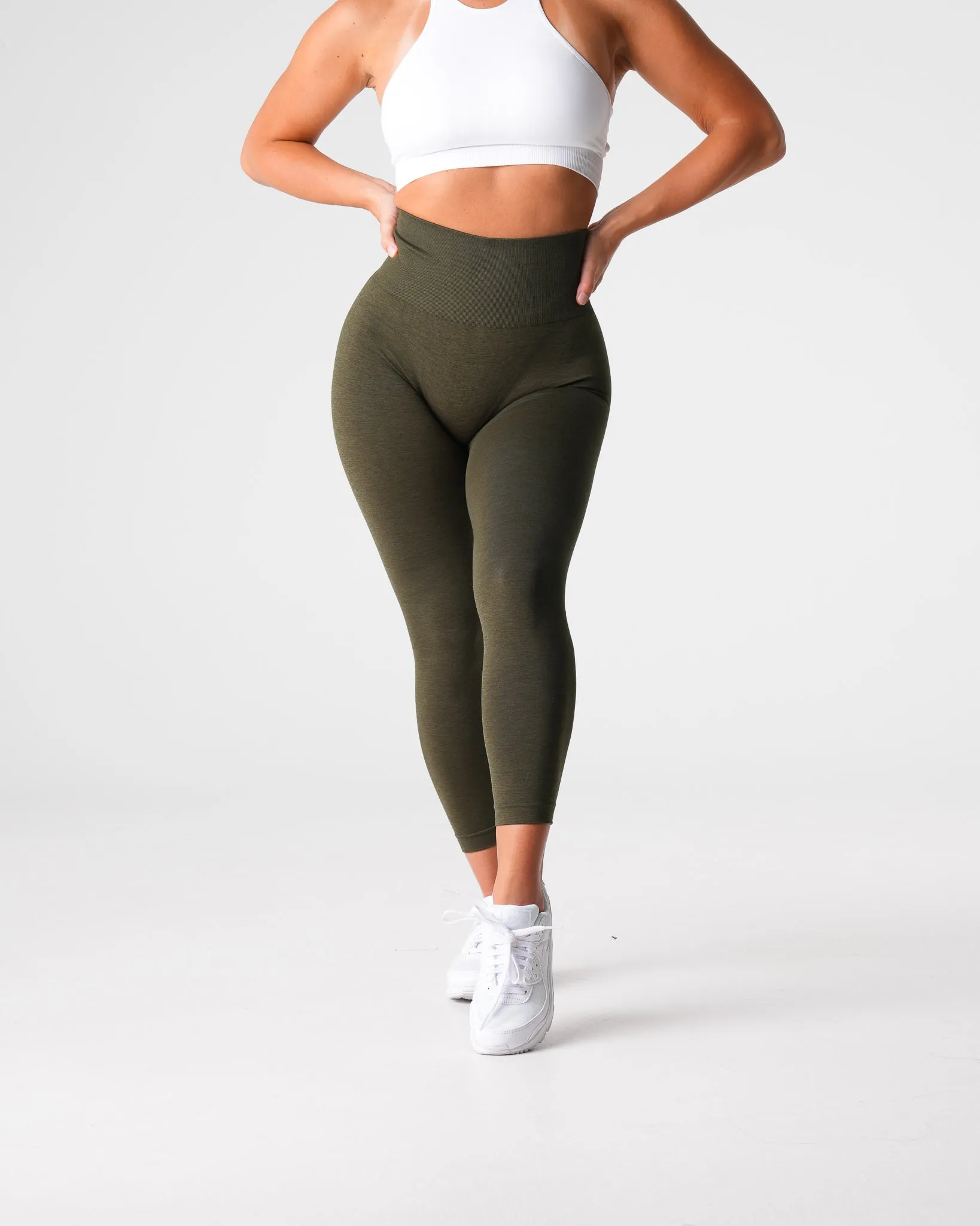 Olive Shape Seamless Leggings