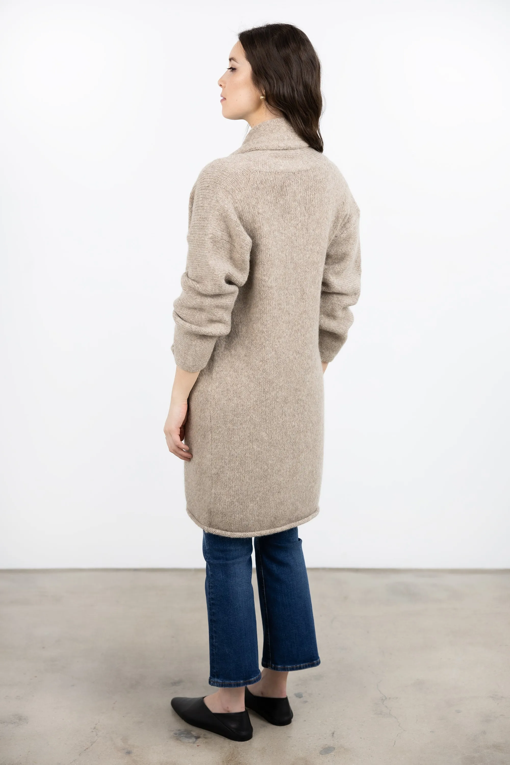 Parker Sweater Coat in Oatmeal