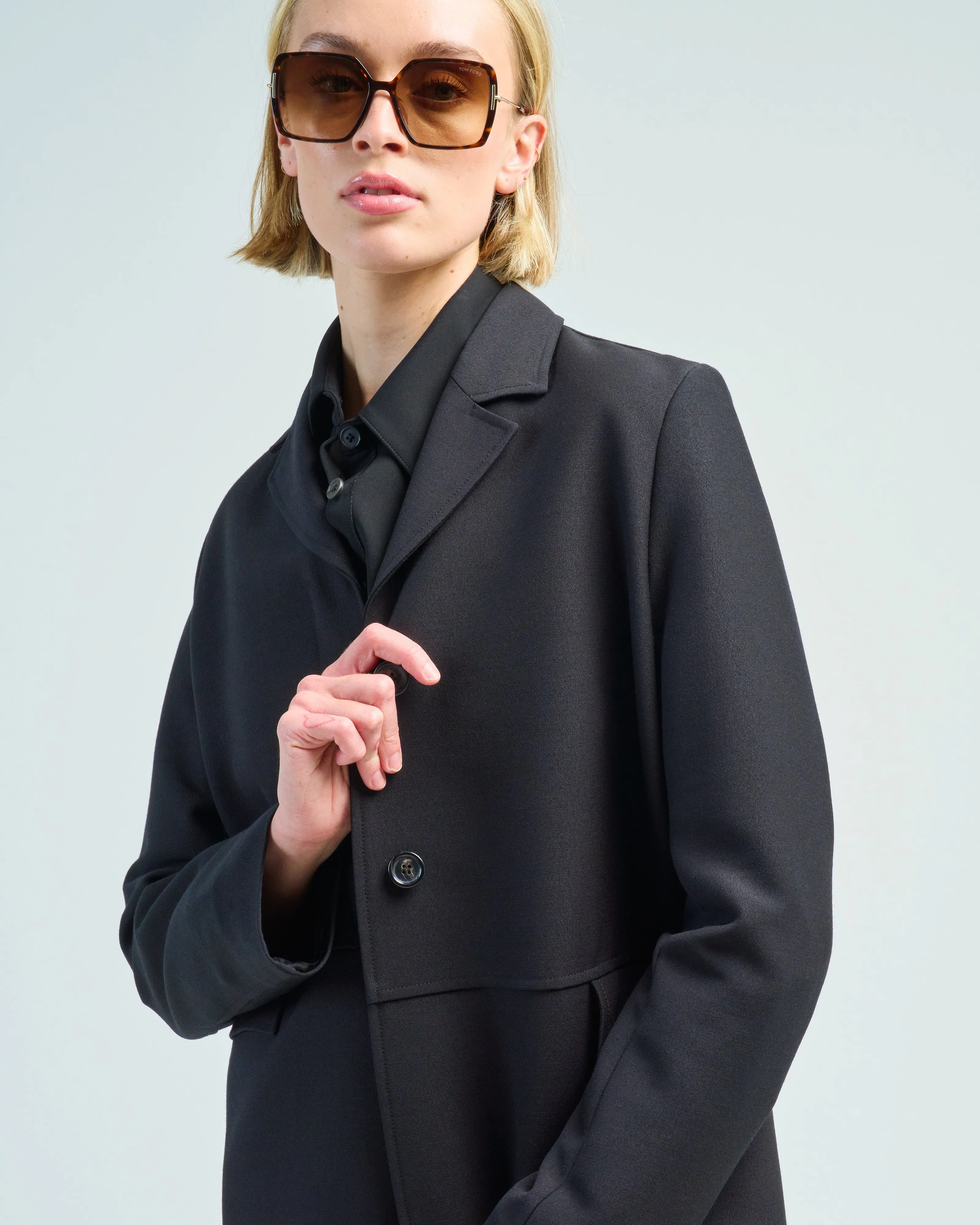 petite tailored coat