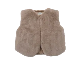 Pimmy Gilet | Taupe Teddy