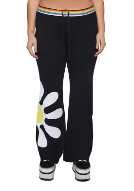 Plus Dazzle Blossom Thermal Flare Pants