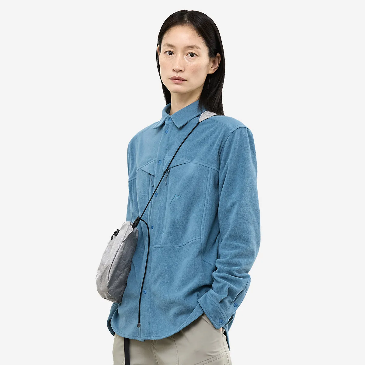 Polartec Micro Fleece Hiker Shirt - Light Blue