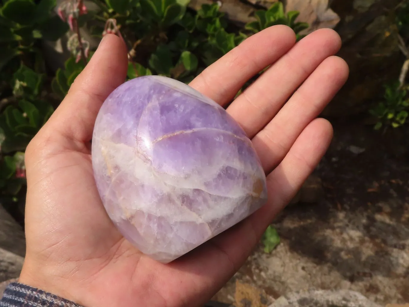 Polished Amethyst Standing Free Forms x 6 From Madagascar