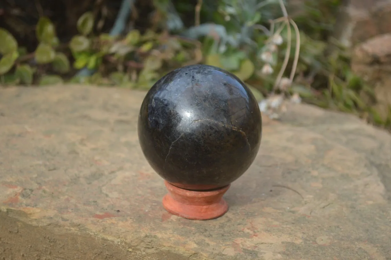 Polished Rare Iolite Spheres x 1 From Ambatofinandrahana, Madagascar