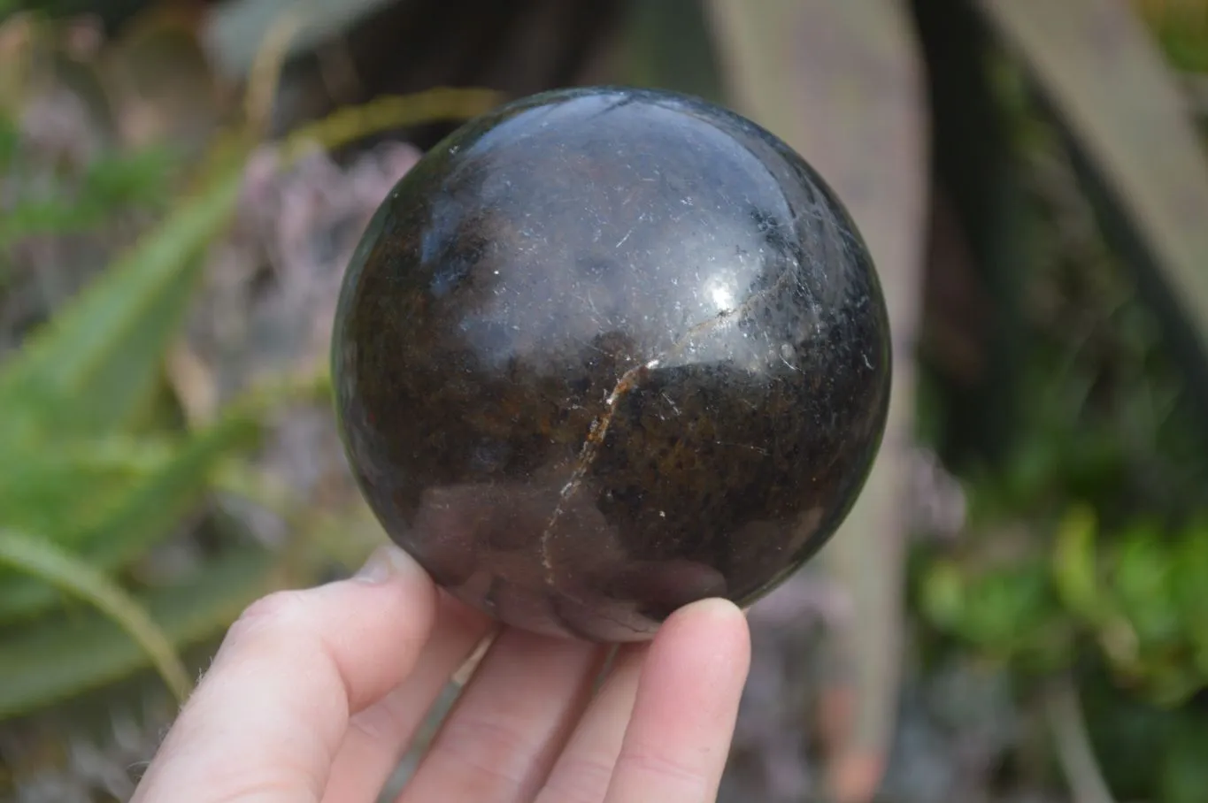 Polished Rare Iolite Spheres x 1 From Ambatofinandrahana, Madagascar