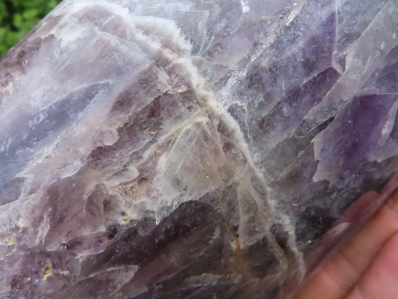 Polished Smokey Amethyst Standing Free Form x 1 From Madagascar