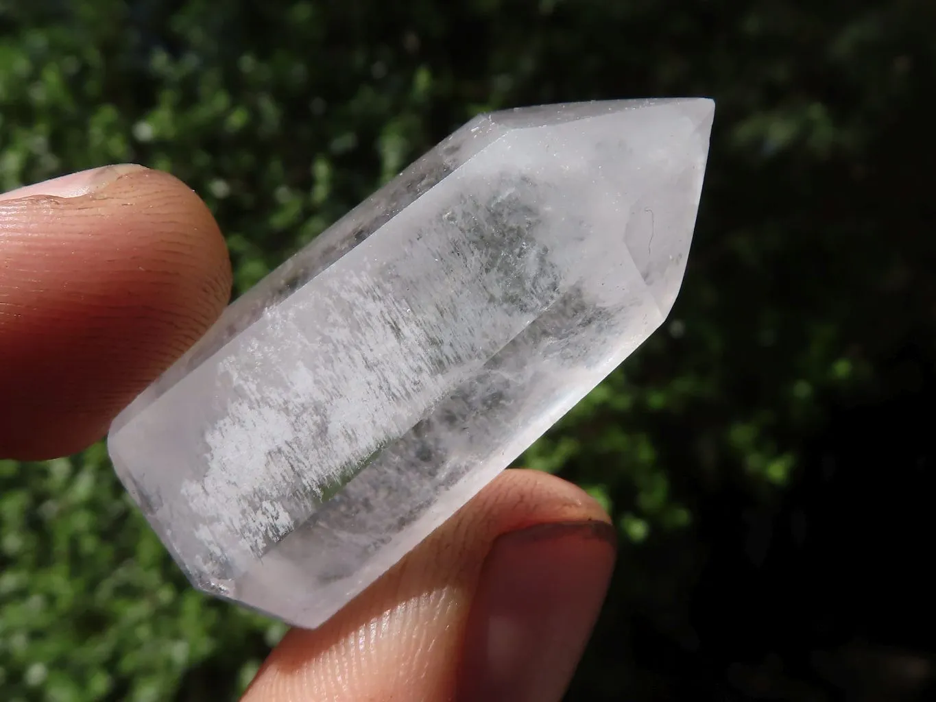 Polished White Phantom Quartz Points x 20 From Madagascar