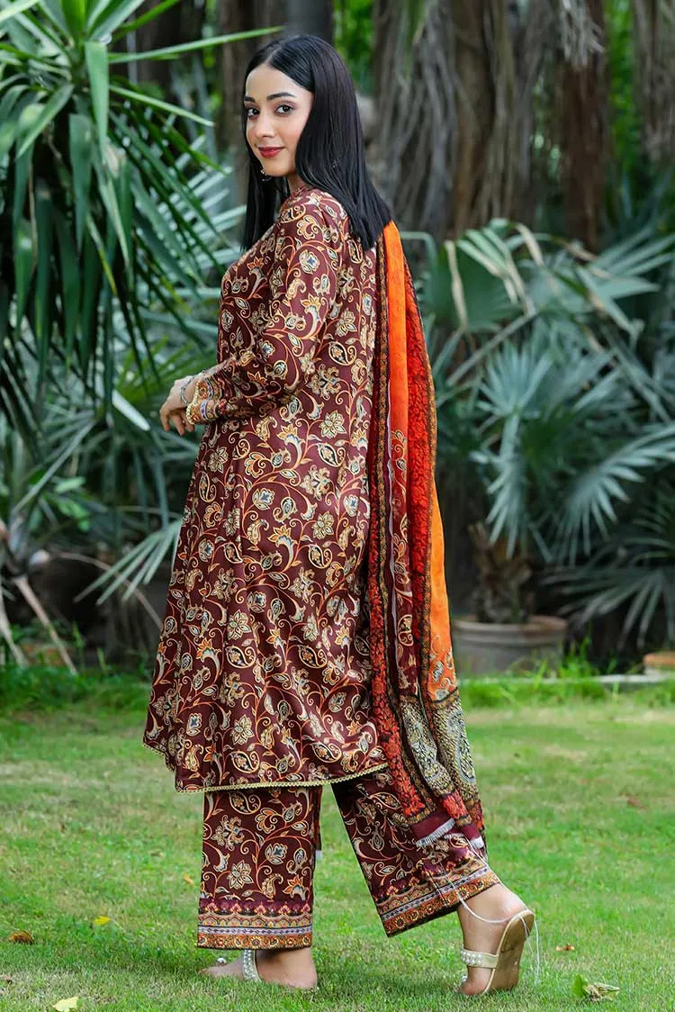 Qalamkar - AN 04 Aangan Prints Fall Winter Linen Collection Vol 1