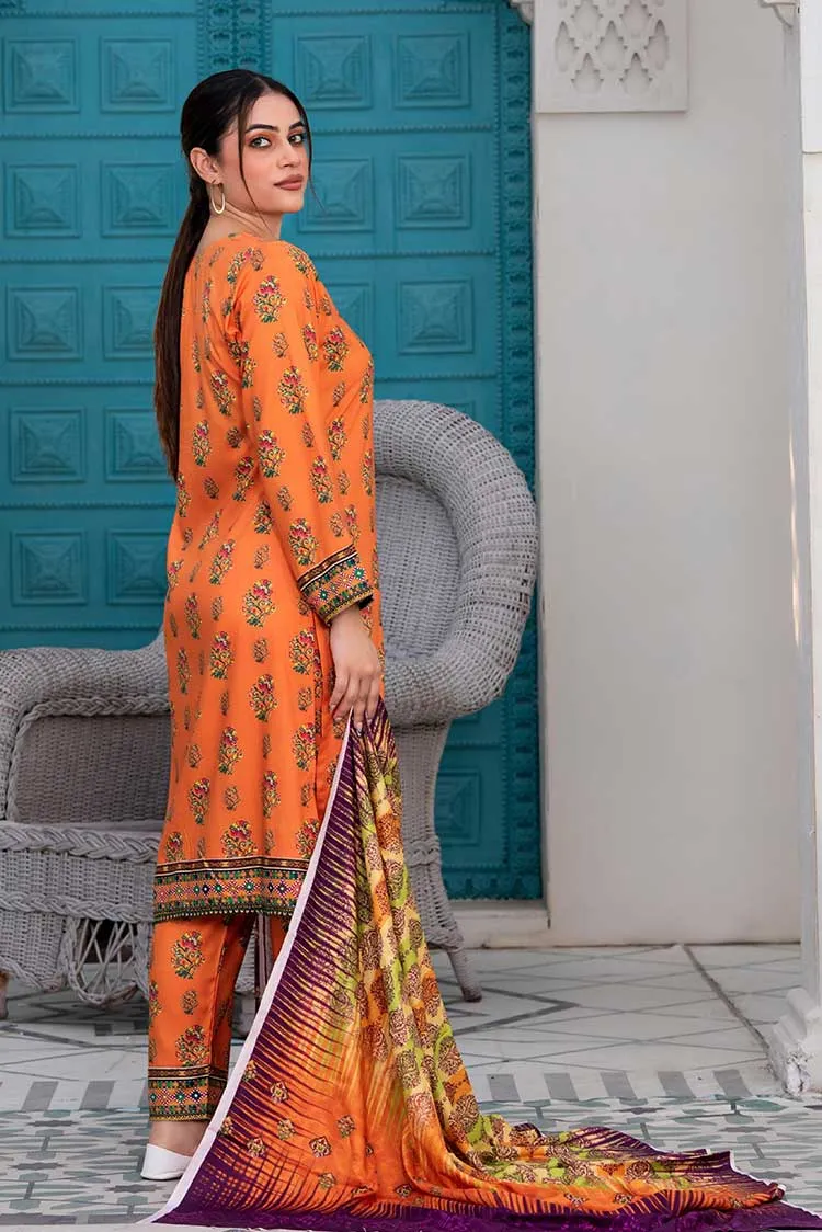 Qalamkar - AN 05 AangAN Prints Fall Winter Linen Collection Vol 2