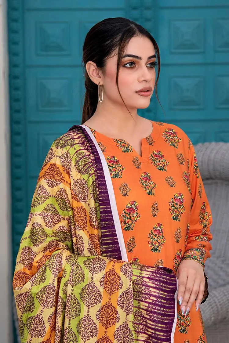 Qalamkar - AN 05 AangAN Prints Fall Winter Linen Collection Vol 2