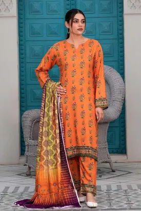 Qalamkar - AN 05 AangAN Prints Fall Winter Linen Collection Vol 2