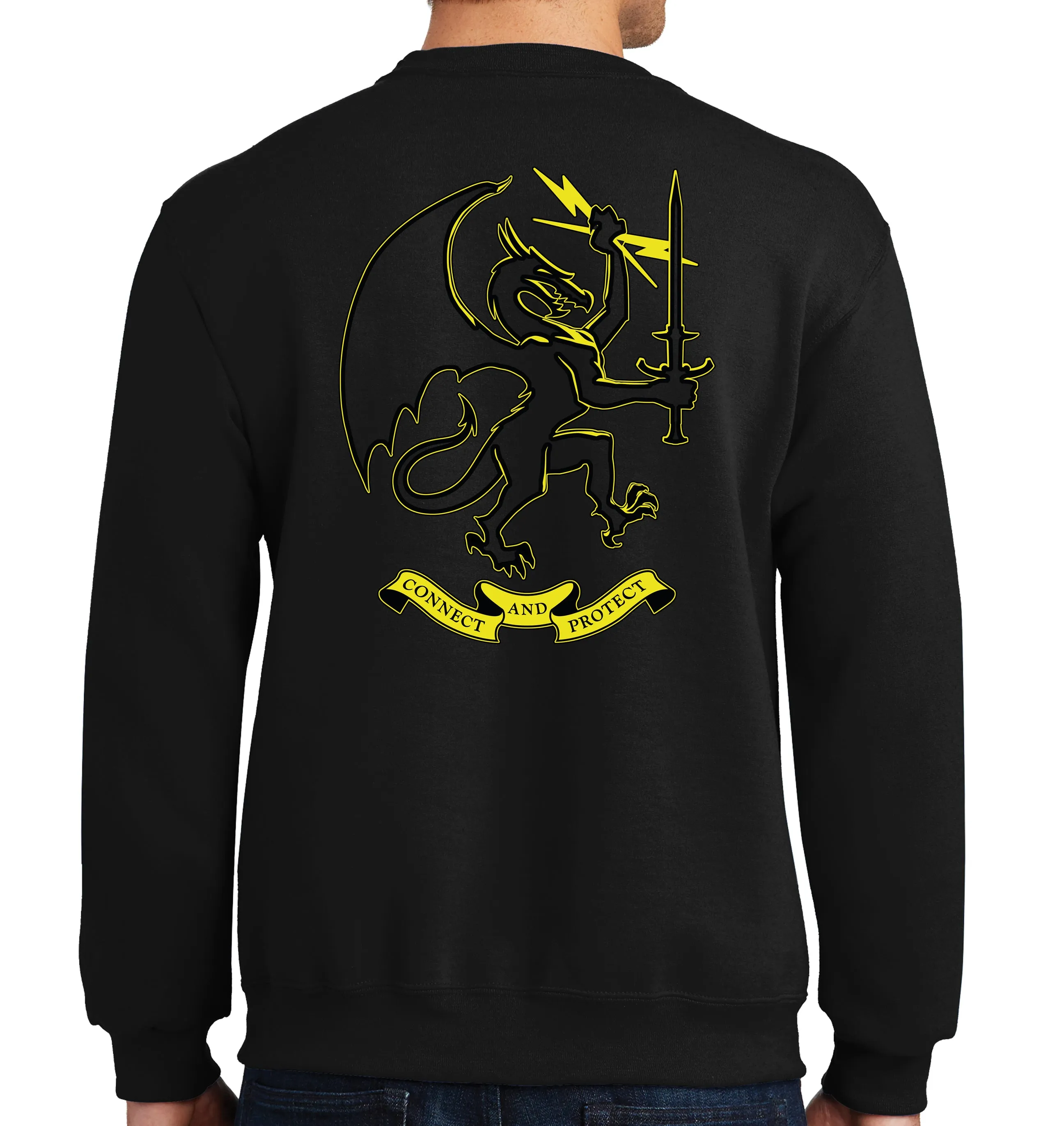 RCC-E Crewneck Unisex Sweatshirt. This shirt IS approved for PT.