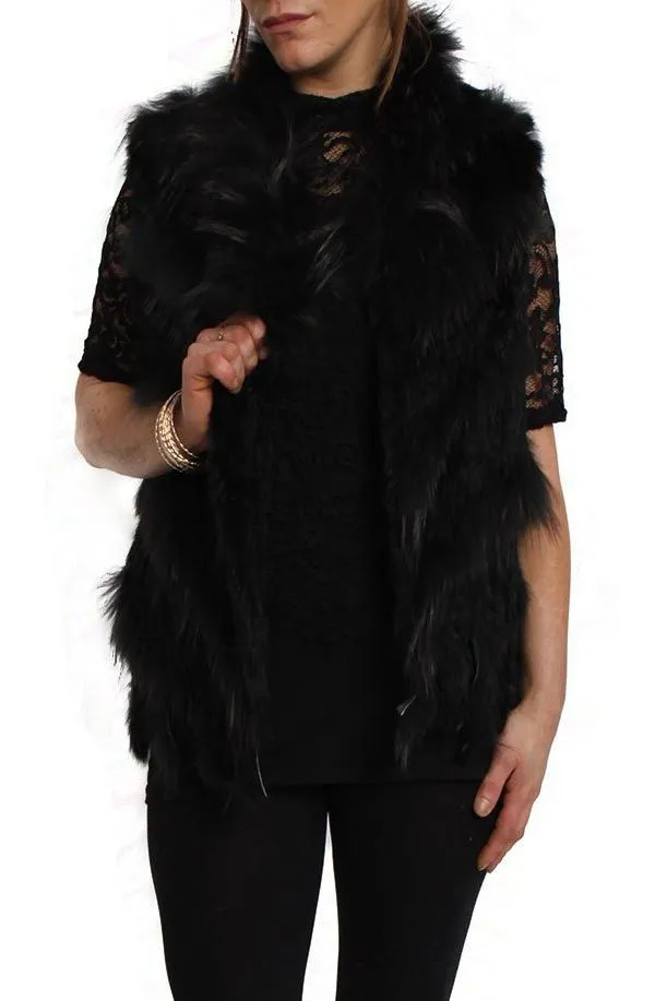 Real Fur Gilet Body warmer