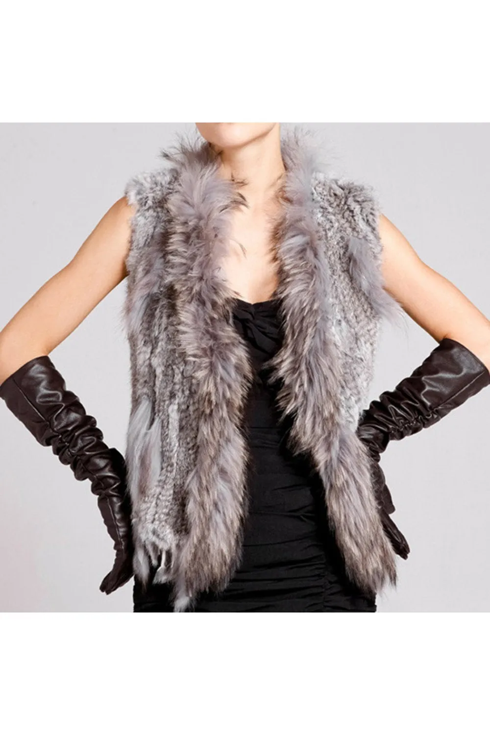 Real Fur Gilet Body warmer