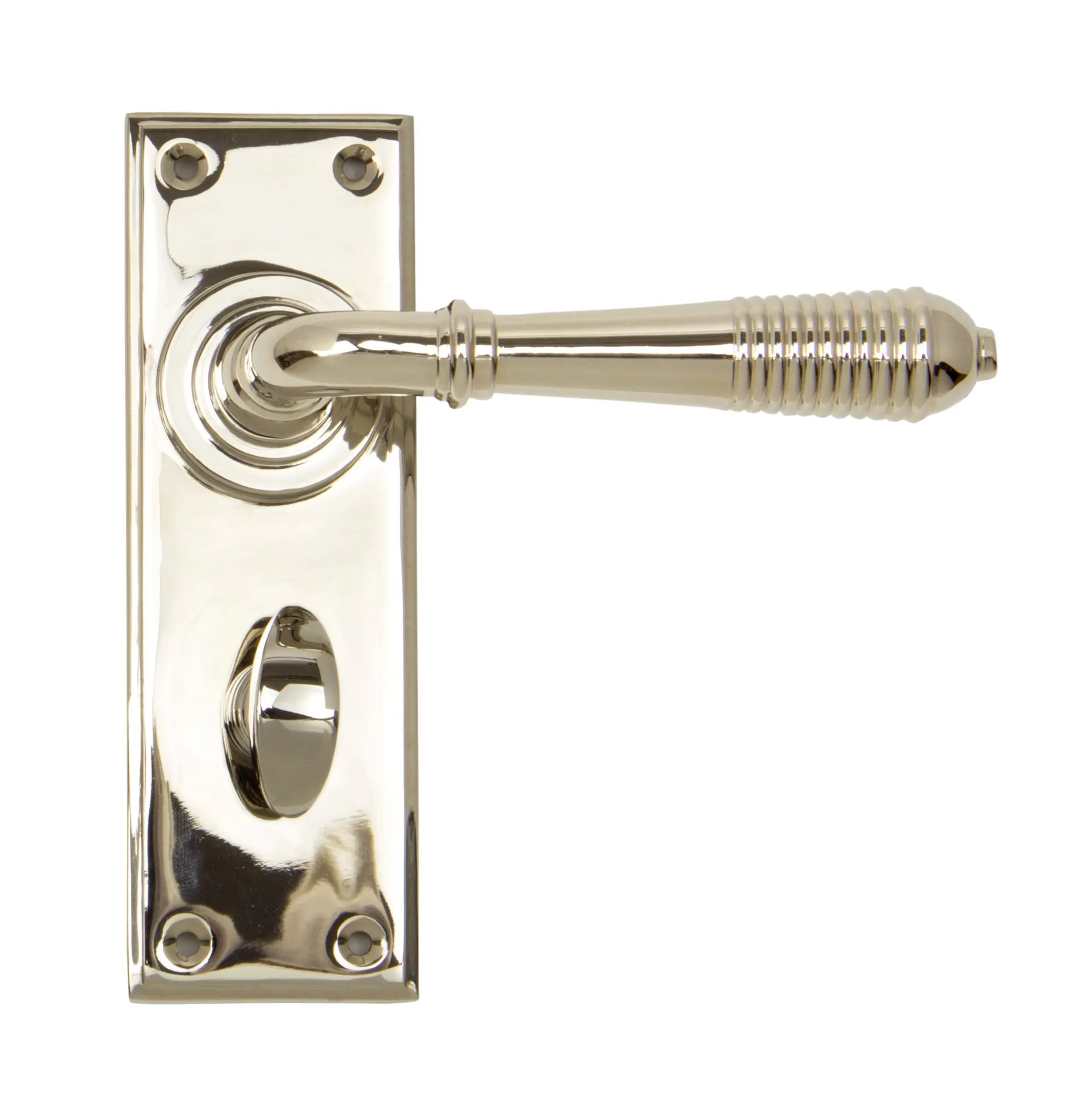 Reeded Lever on Plate