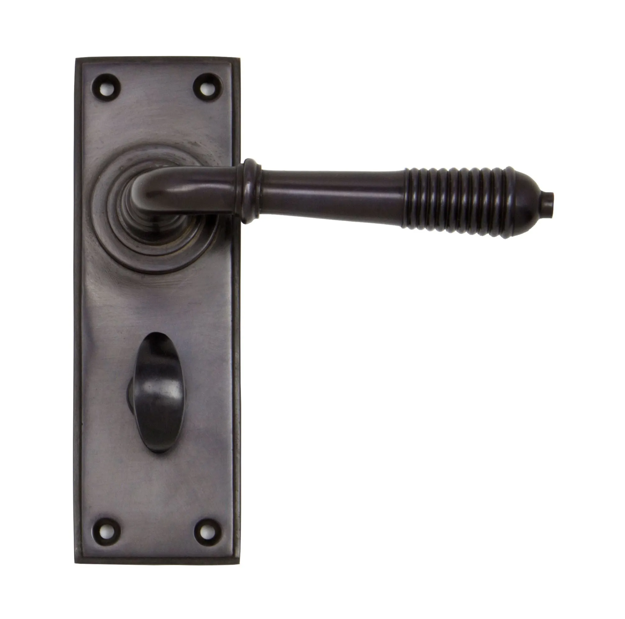 Reeded Lever on Plate