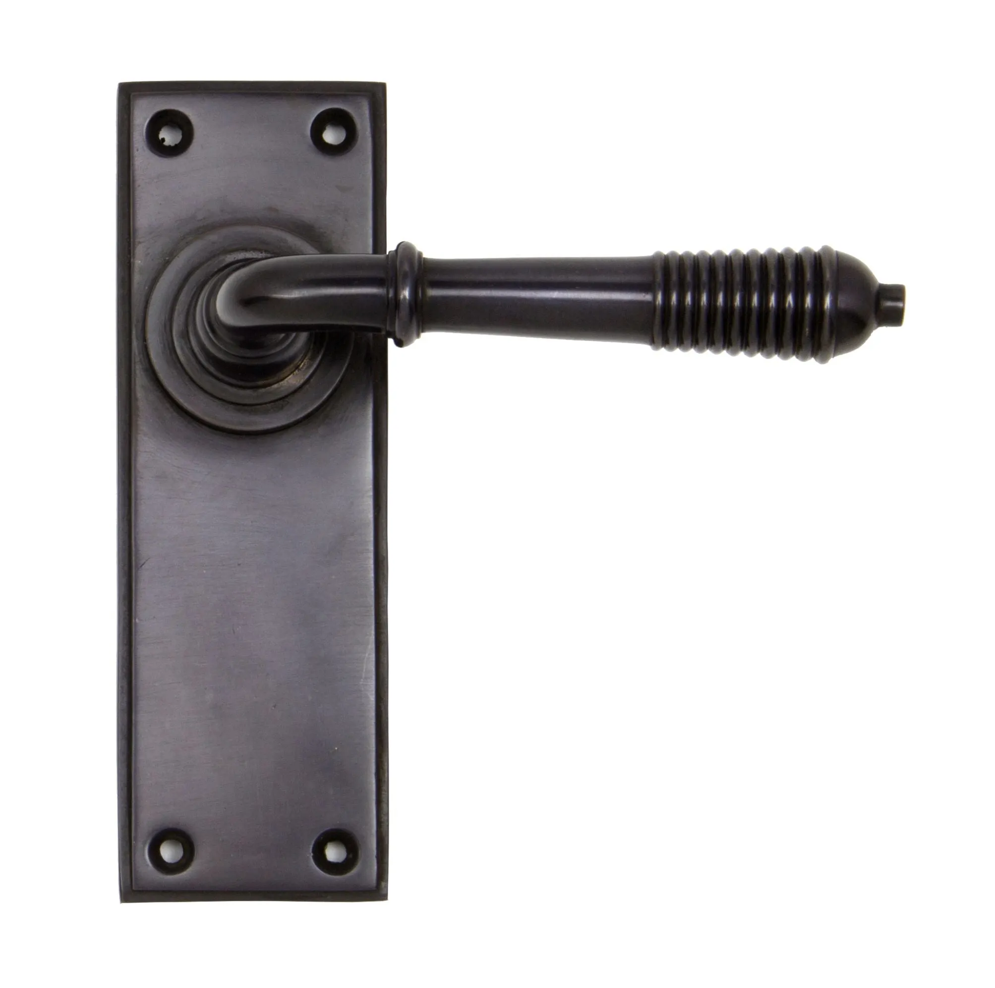 Reeded Lever on Plate