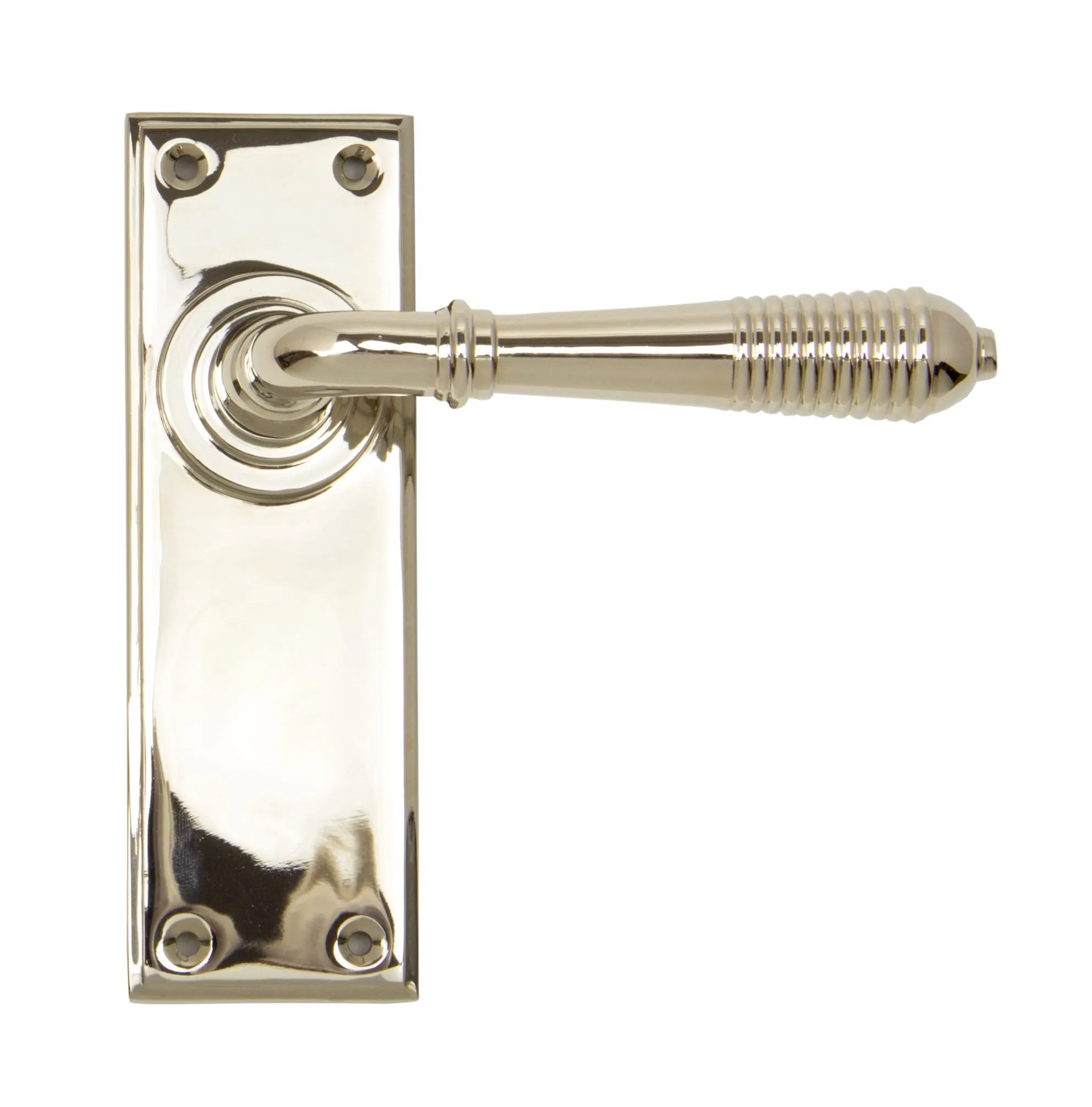 Reeded Lever on Plate