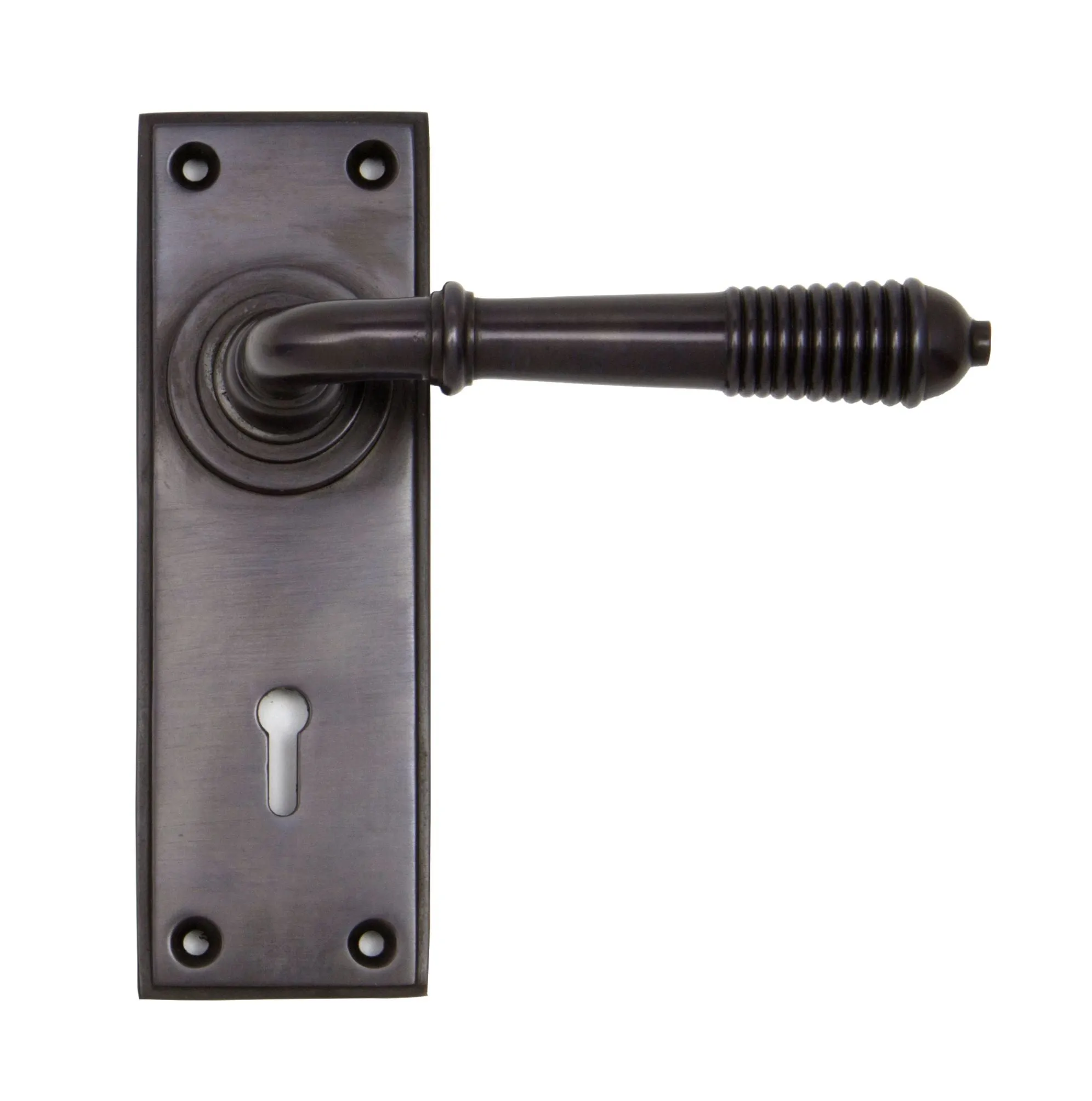 Reeded Lever on Plate