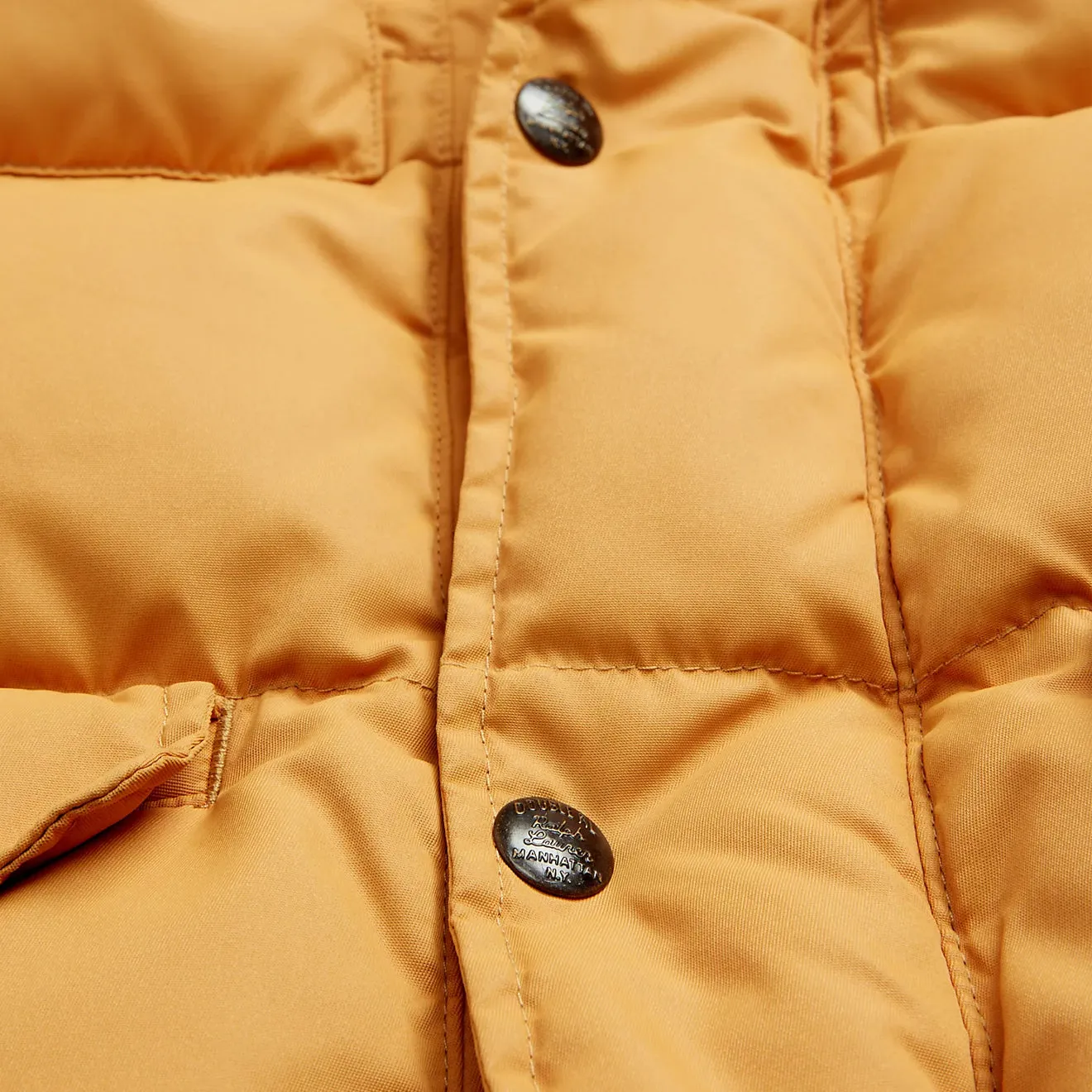 RRL by Ralph Lauren Suede-Yoke Quilted Gilet Mountain Yellow