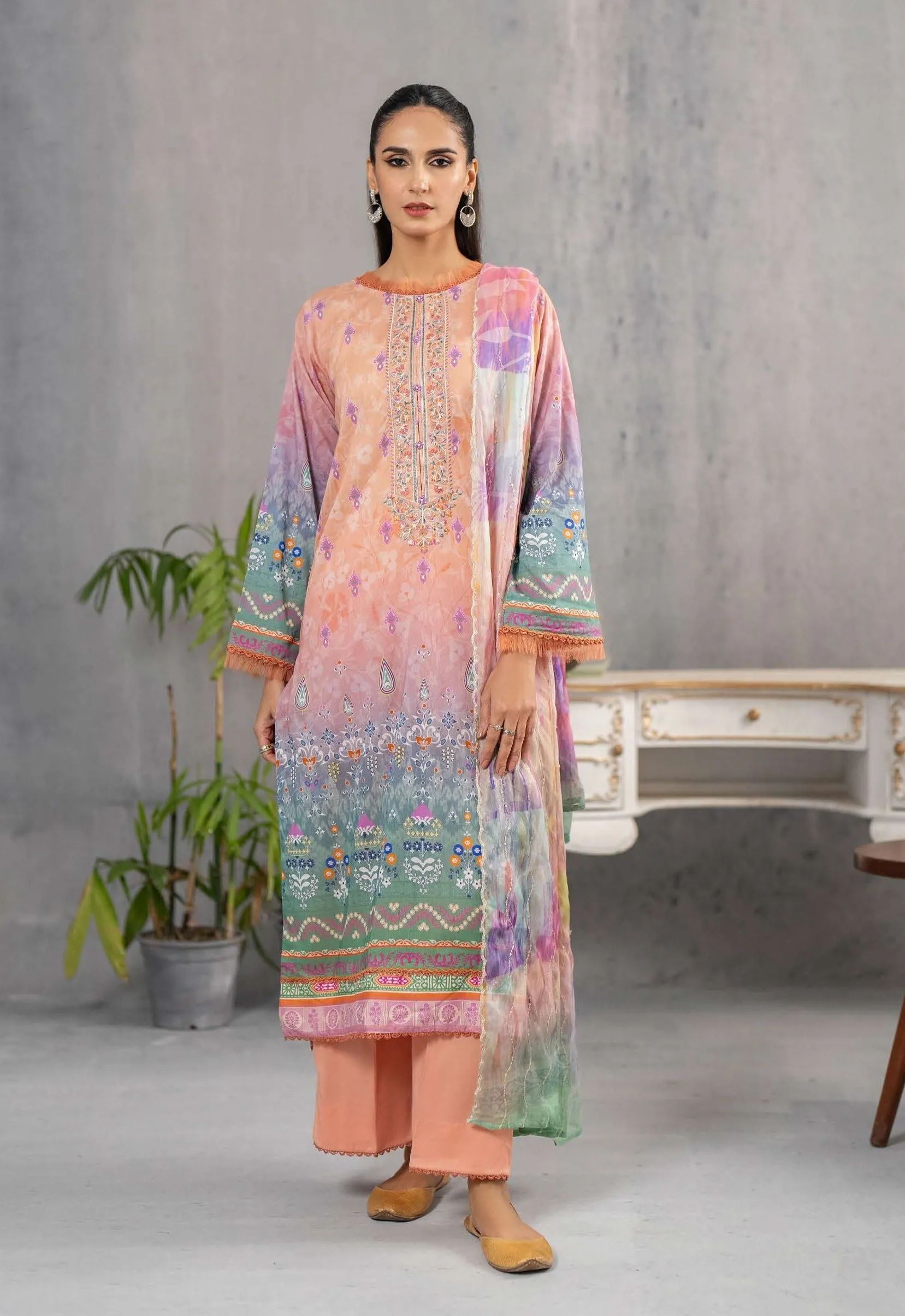 Ruhay Sukan Lawn Collection – Design 12