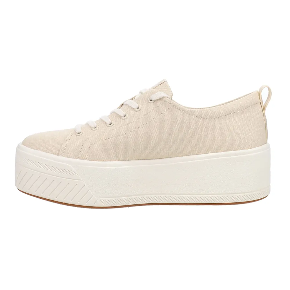 Skyler Canvas Lace Up Platform Sneakers