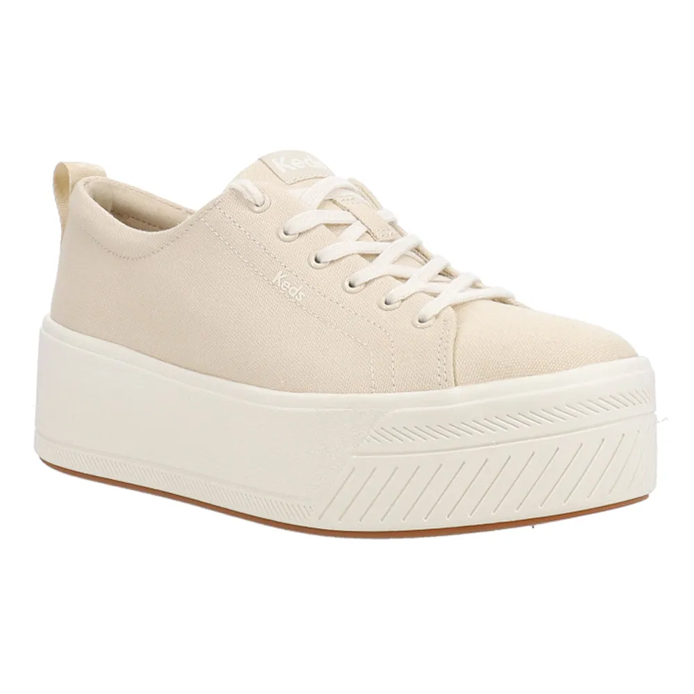 Skyler Canvas Lace Up Platform Sneakers