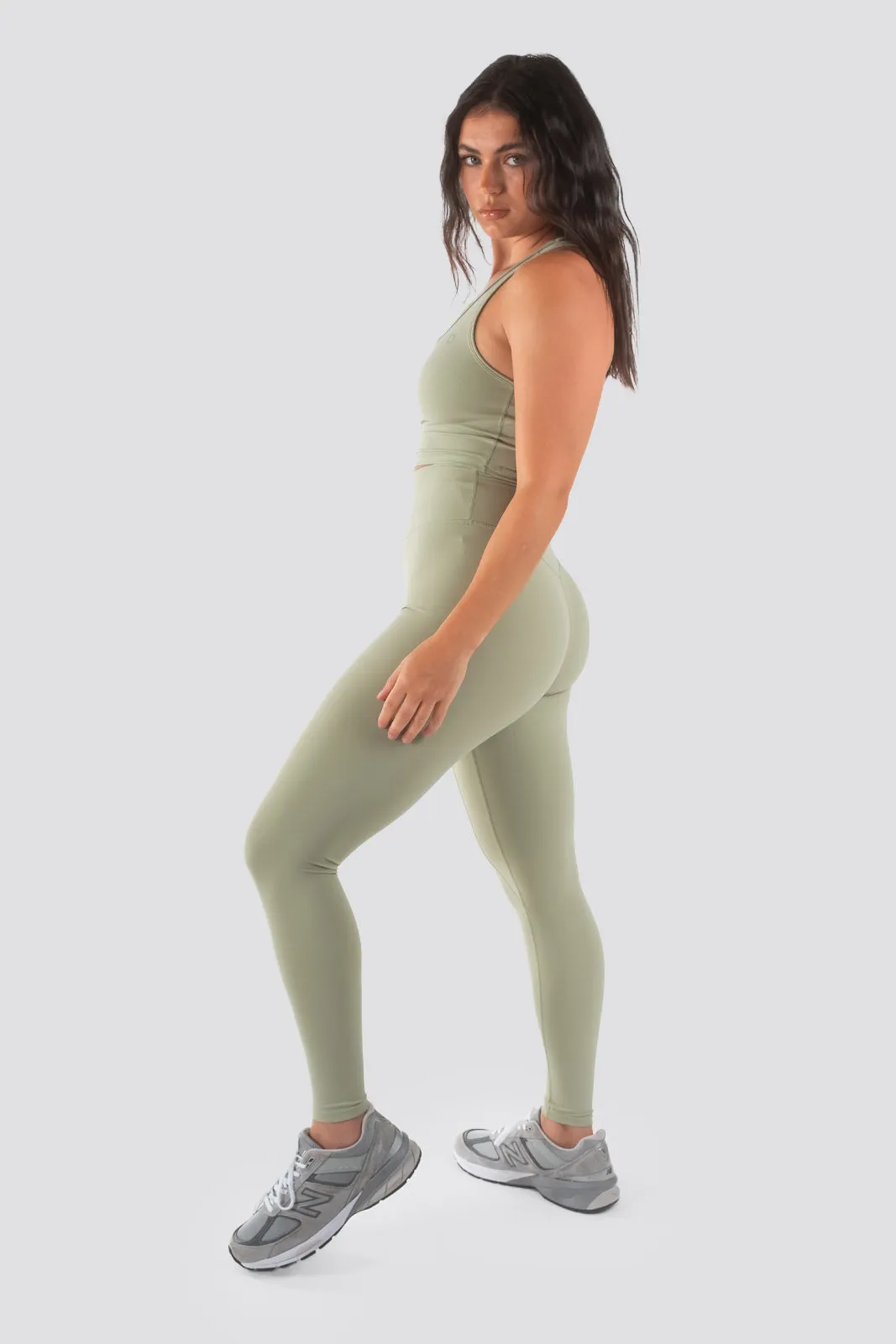 Stellar V2 Highwaisted Leggings - Sage