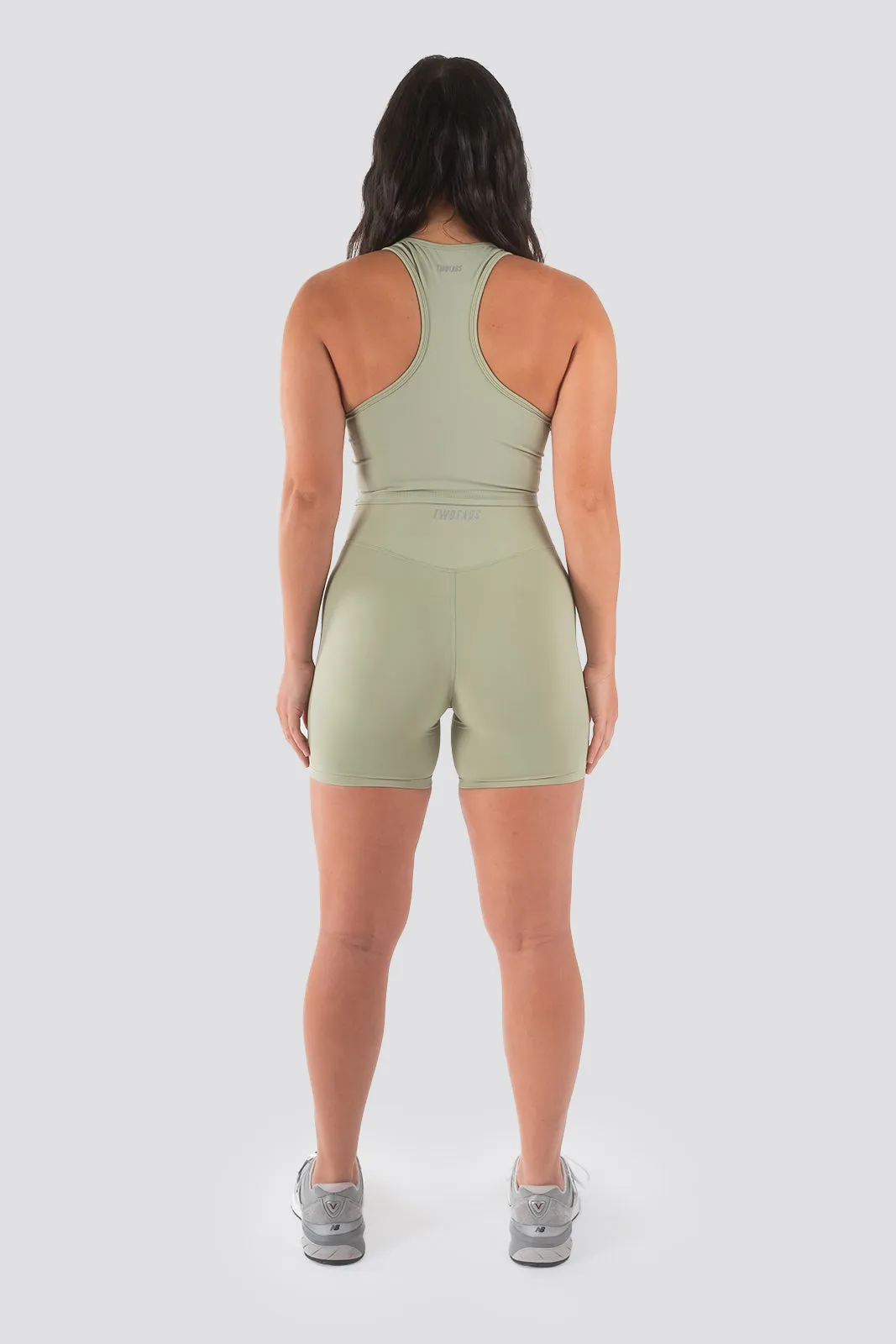 Stellar V2 Mid Biker Shorts - Sage