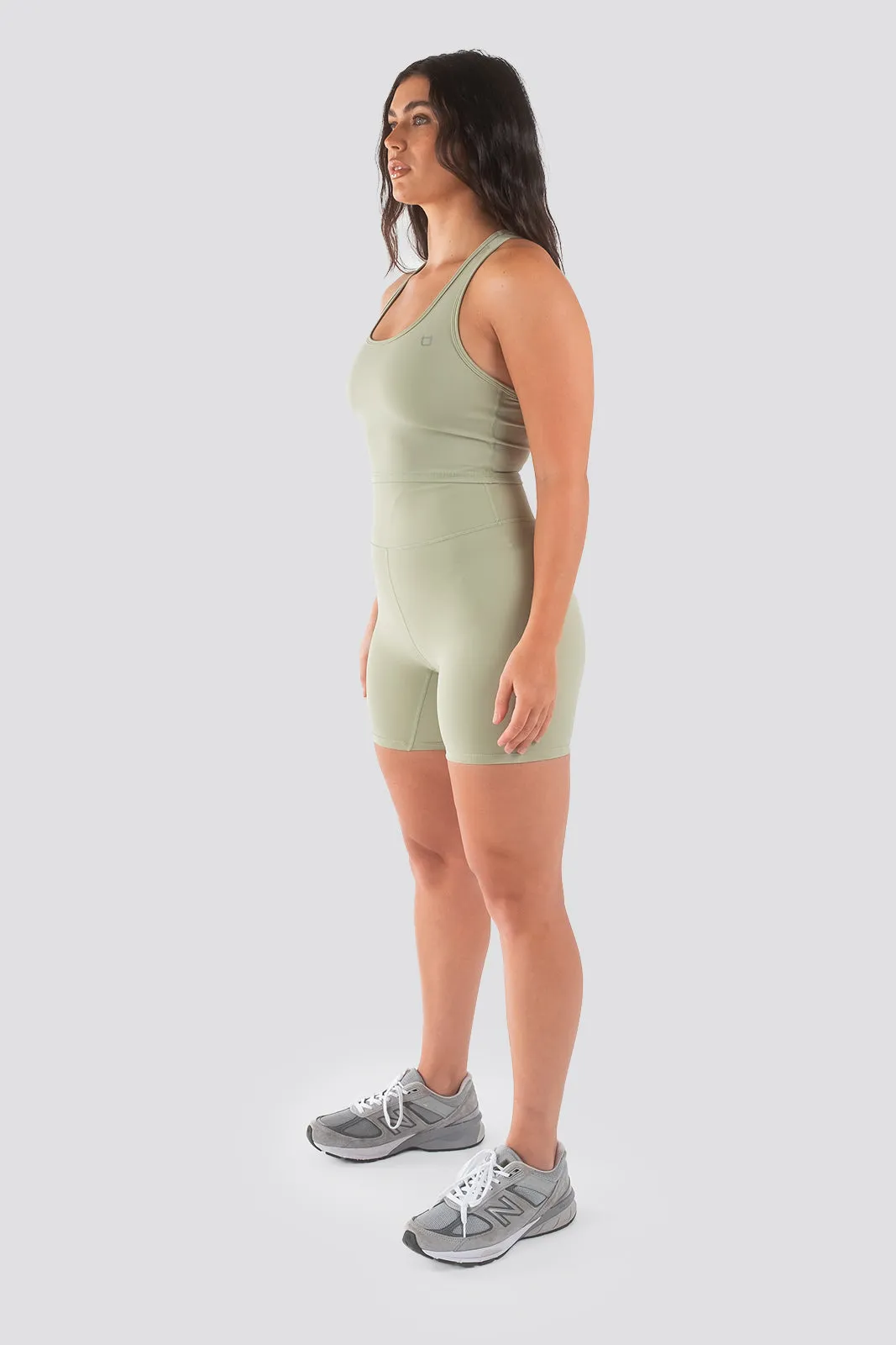 Stellar V2 Mid Biker Shorts - Sage