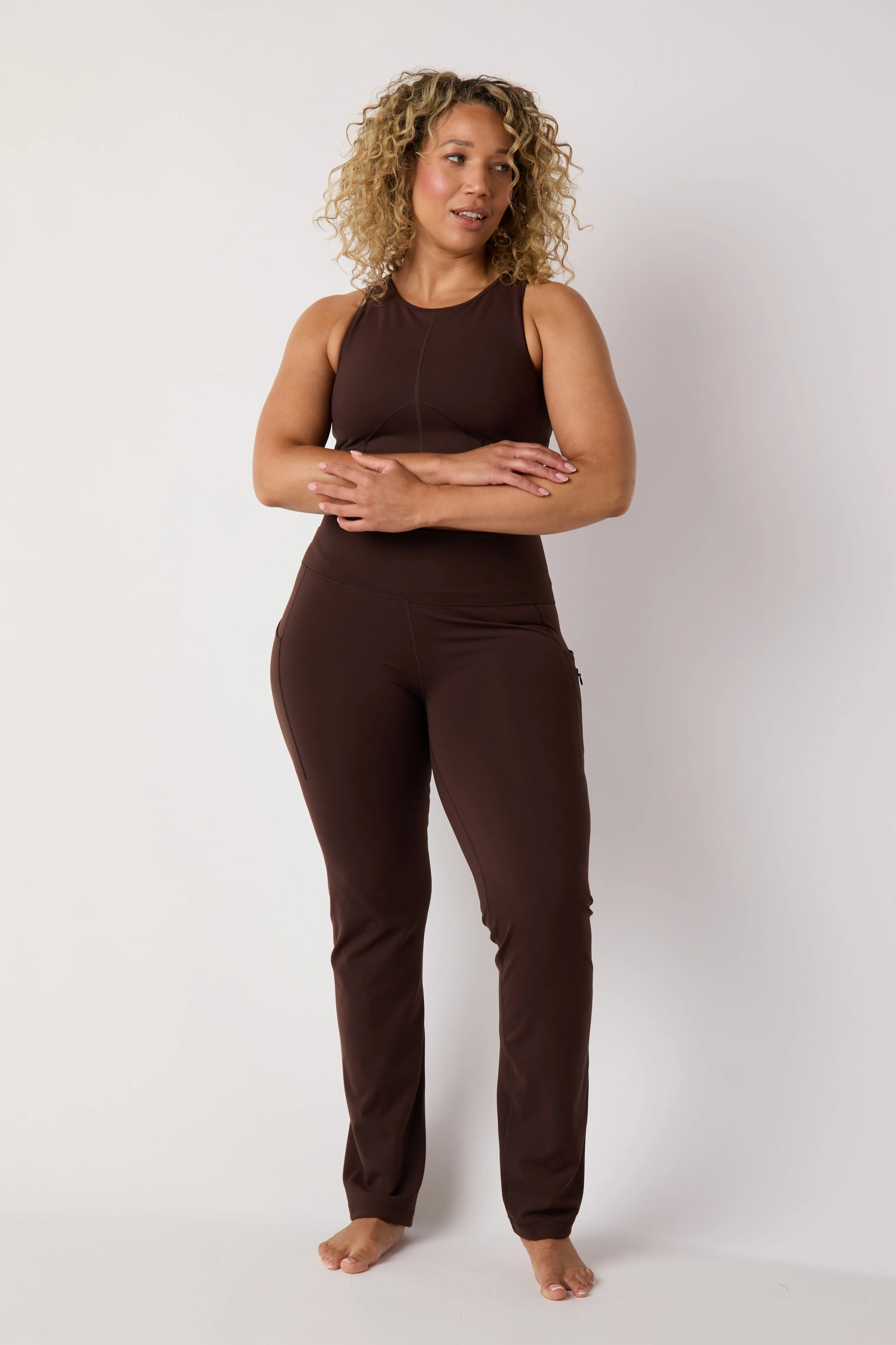 The Feel Good Live Fast Pant - Espresso