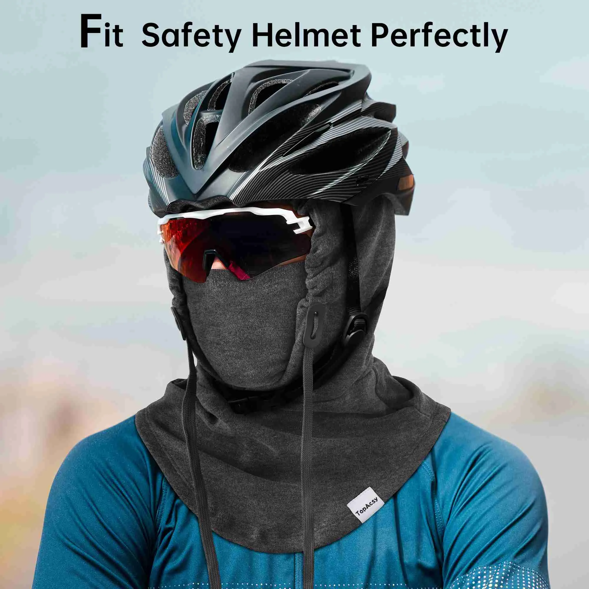 TopAcsy Ski Balaclava - Warm, Windproof Fleece Face Mask & Neck Warmer for Men & Women