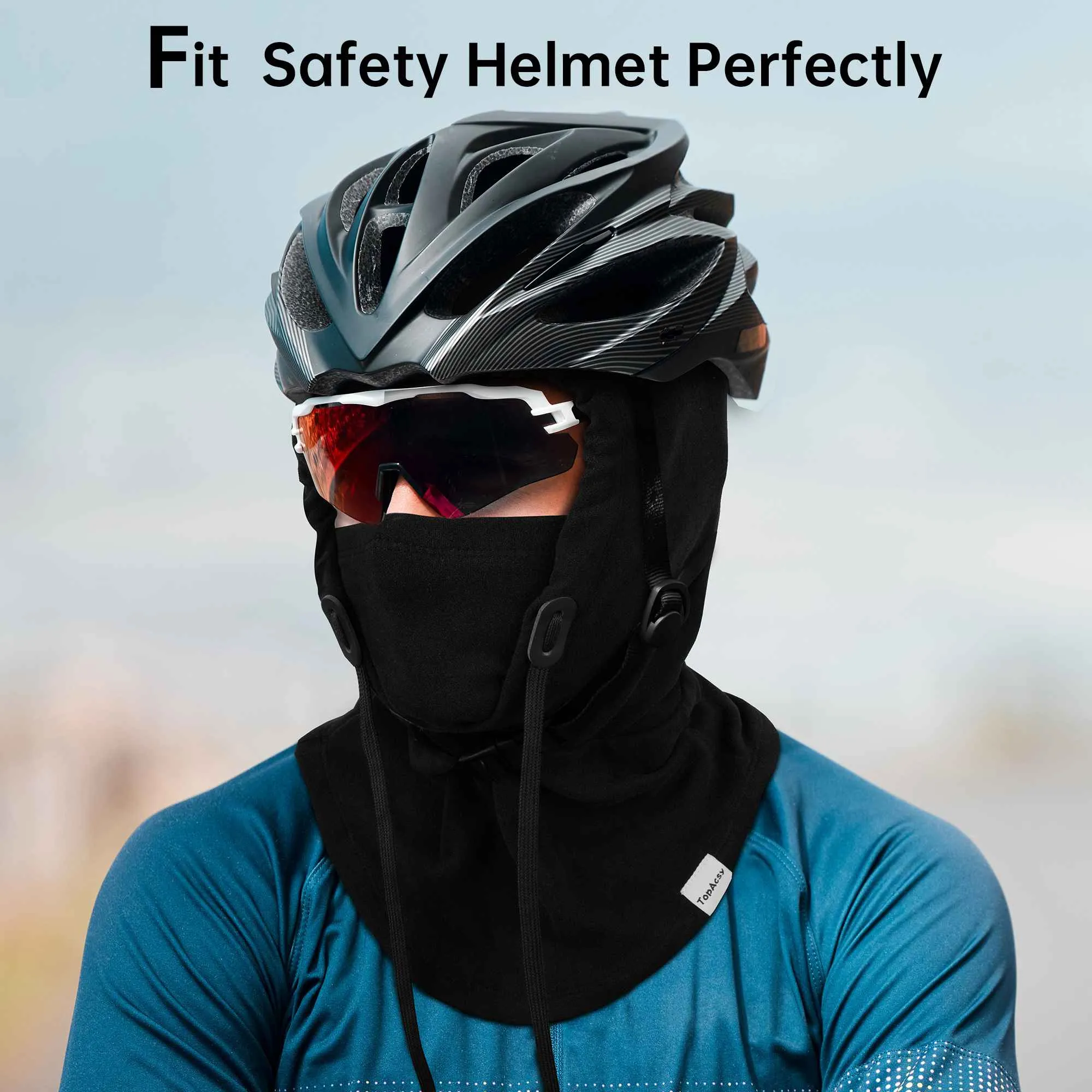 TopAcsy Ski Balaclava - Warm, Windproof Fleece Face Mask & Neck Warmer for Men & Women