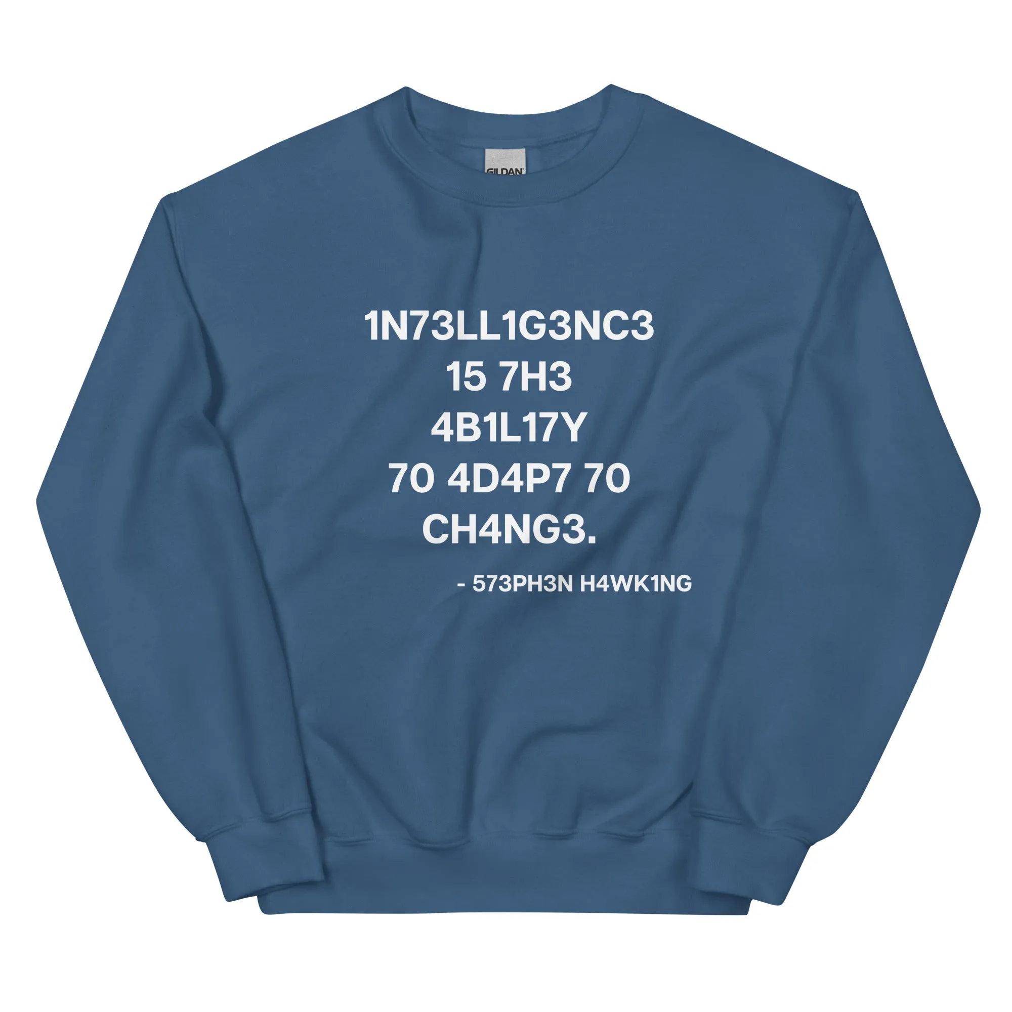 Unisex Sweatshirt - Hawking on Intelligence