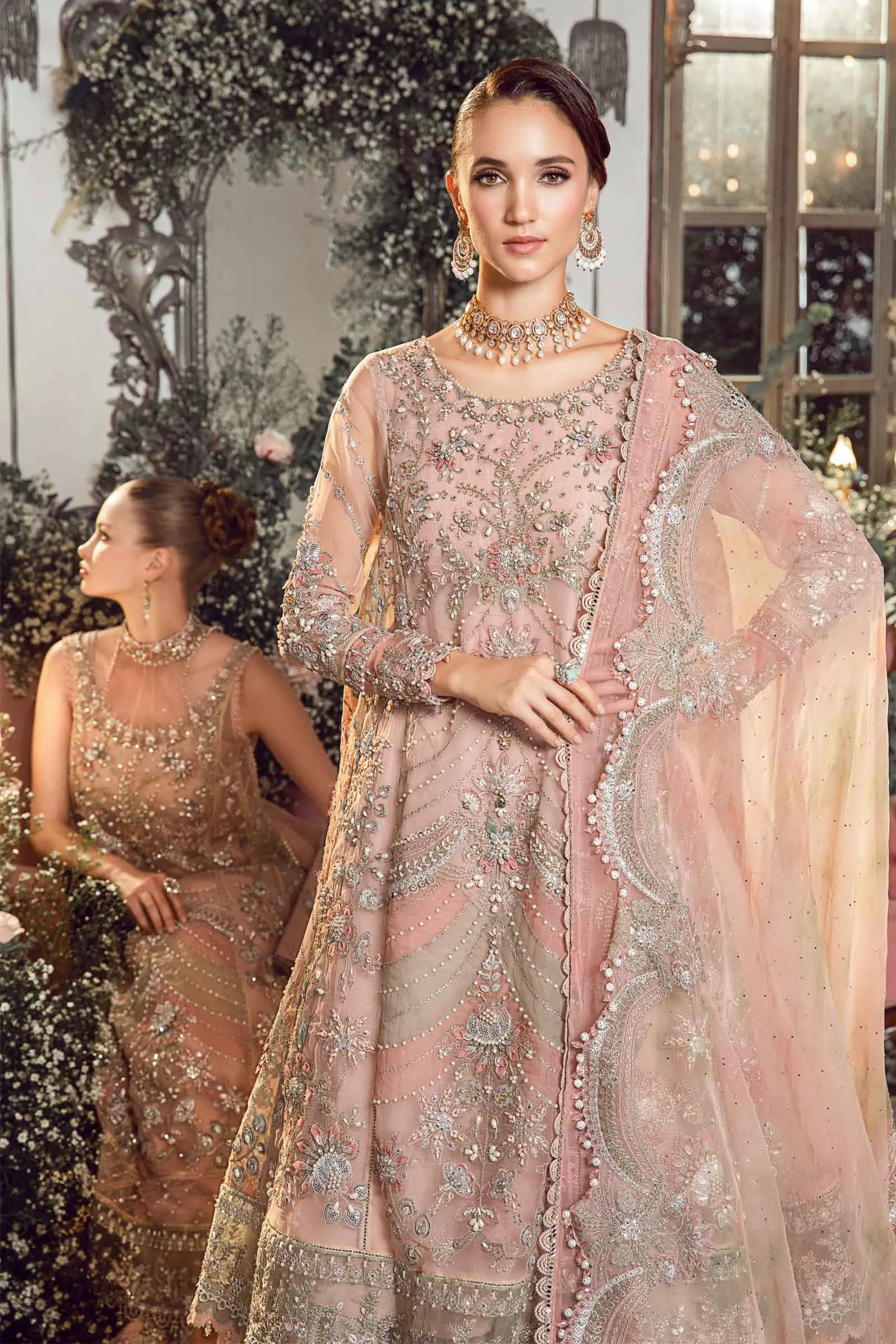 Unstitched Mbroidered | Pastel Pink BD-2706