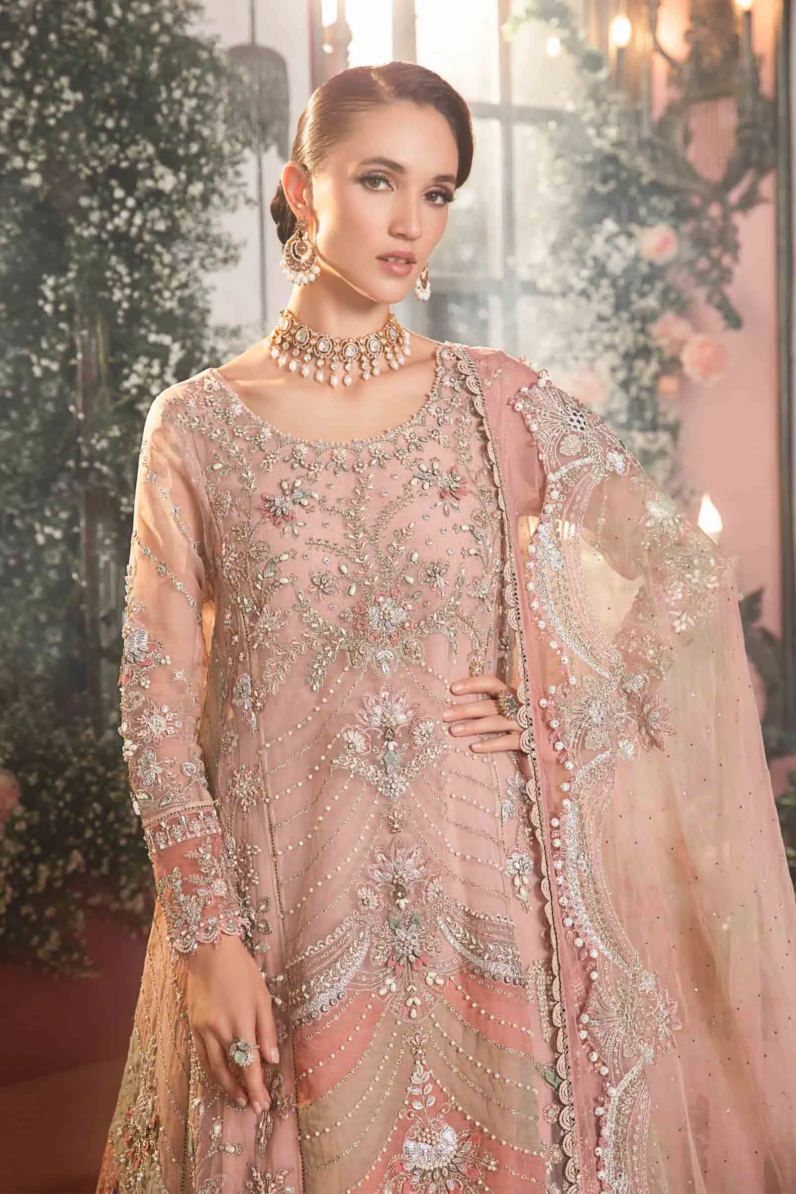 Unstitched Mbroidered | Pastel Pink BD-2706