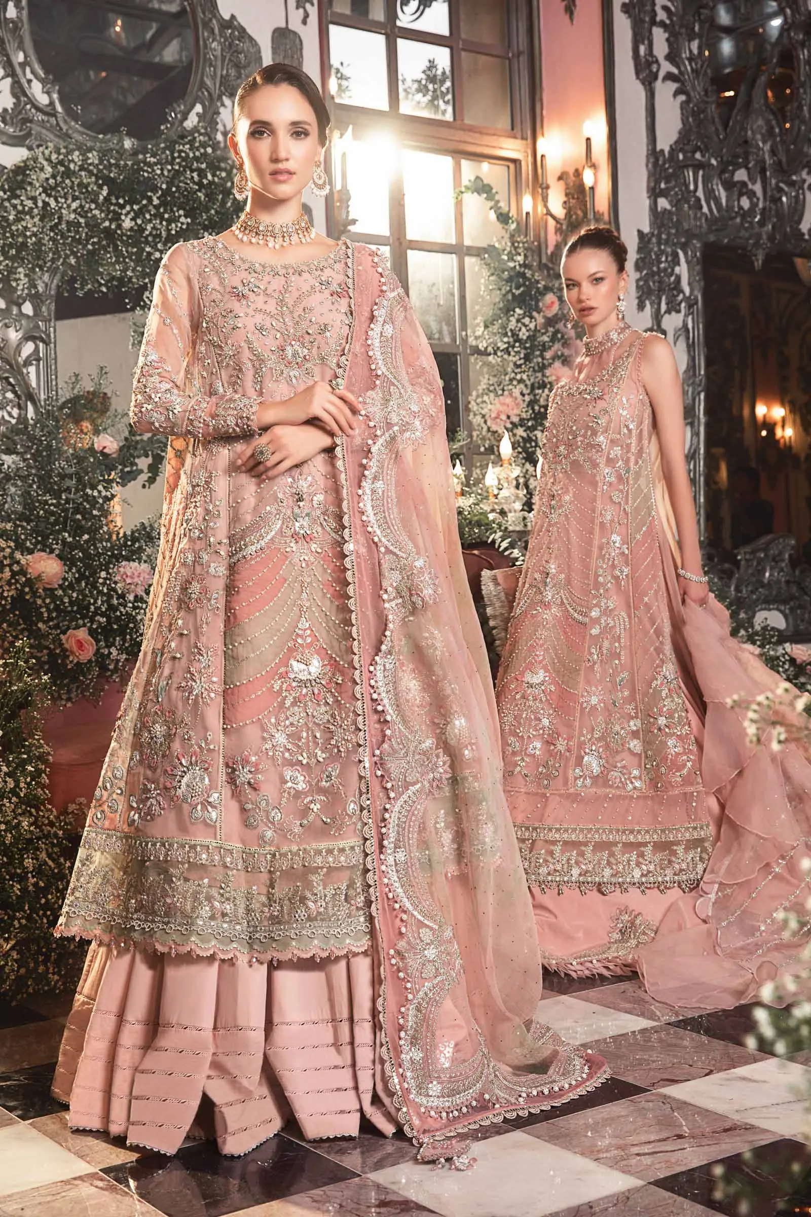 Unstitched Mbroidered | Pastel Pink BD-2706