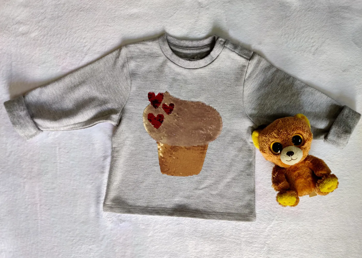 Winter Sweatshirt Combo - Cupcake, Elephant and Kitty