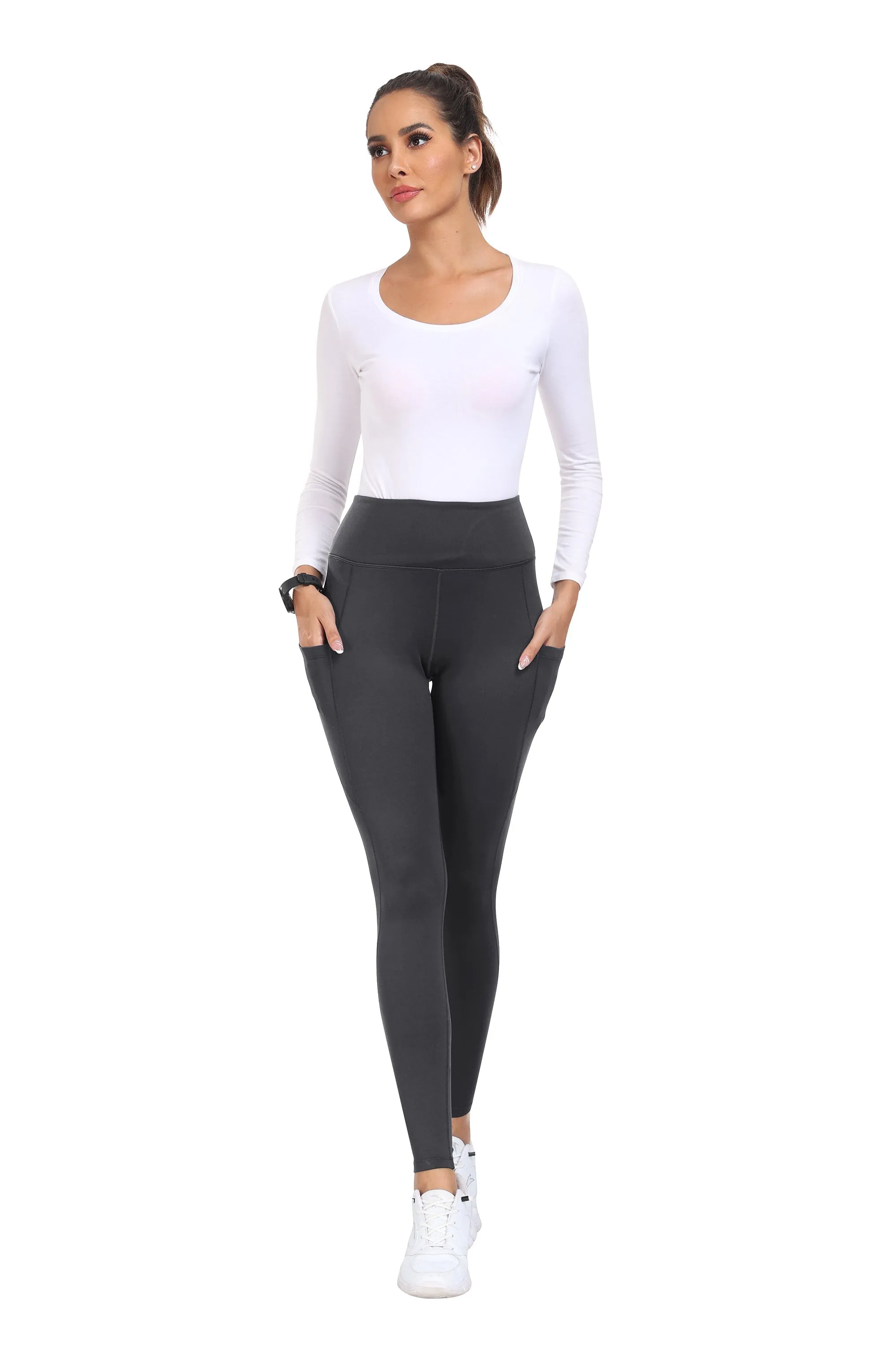 Women's High Waist Pocket Running Yoga Pants