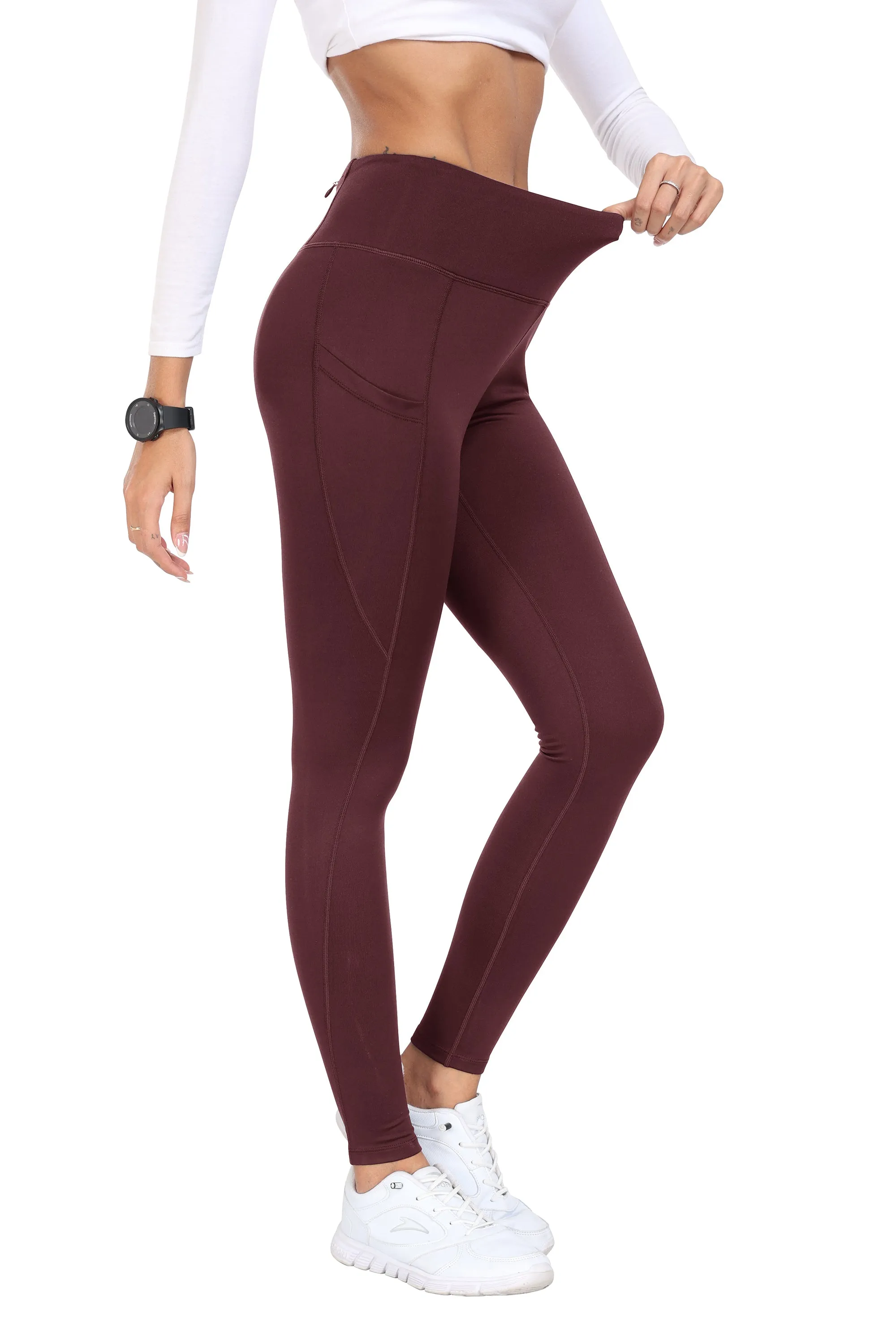 Women's High Waist Pocket Running Yoga Pants