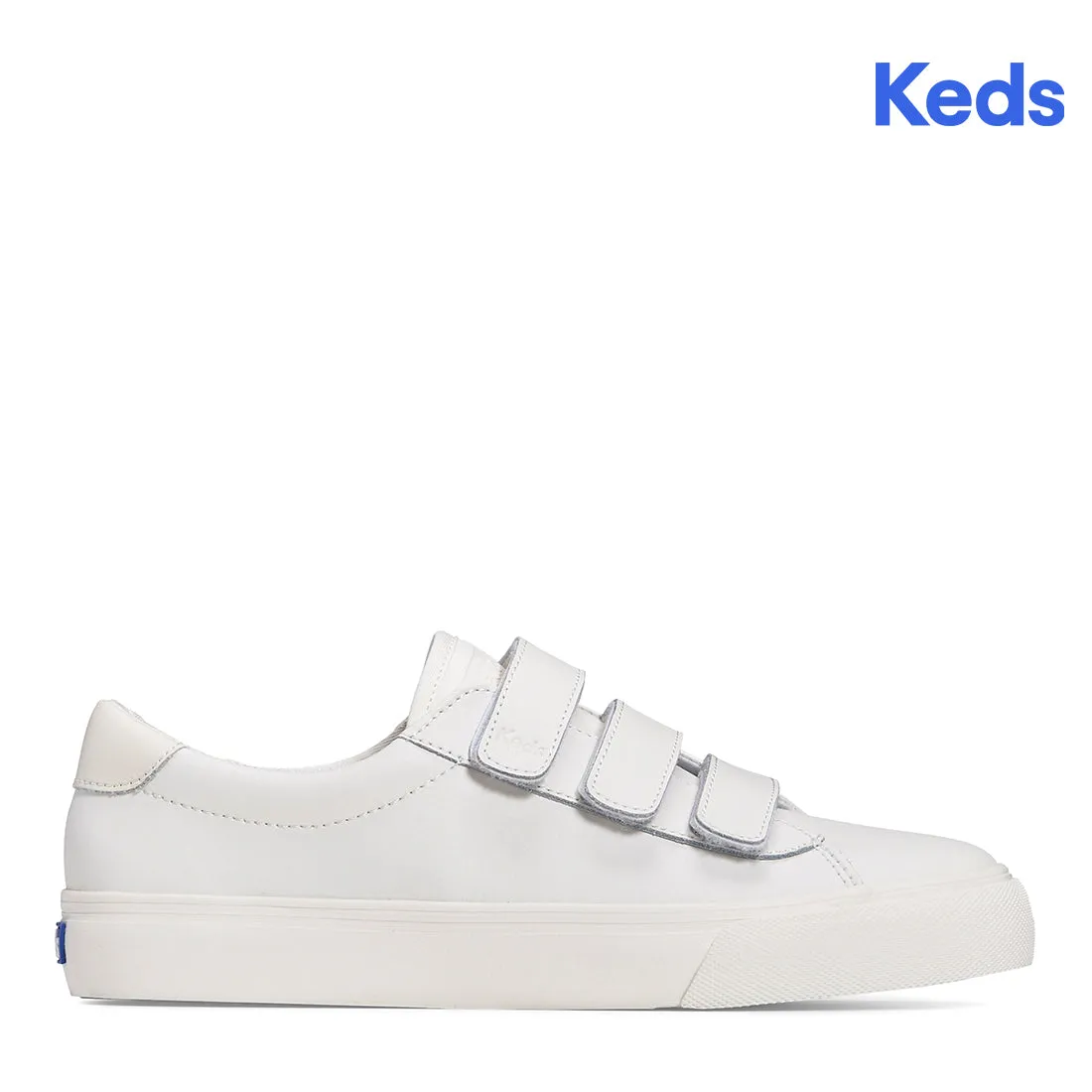 Women's Jump Kick V Leather Pop Foxing SMU Sneaker White/Cream (WH68067)