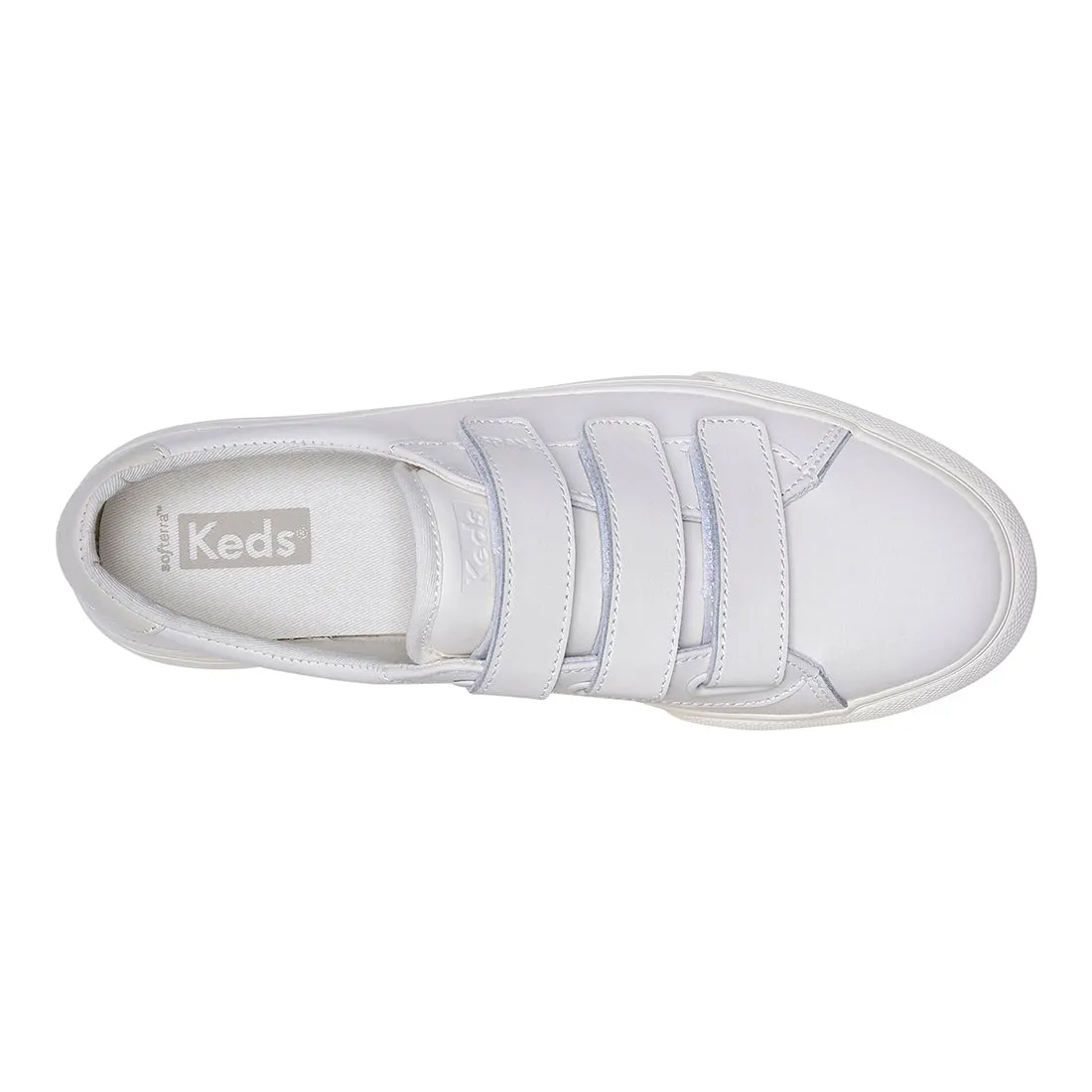 Women's Jump Kick V Leather Pop Foxing SMU Sneaker White/Cream (WH68067)