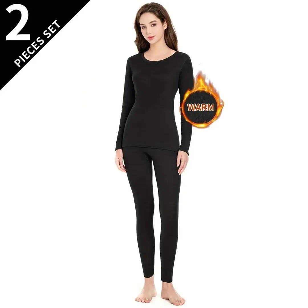 Women's Winter Inner Wear Set Thermal Wear - 2Pcs Set